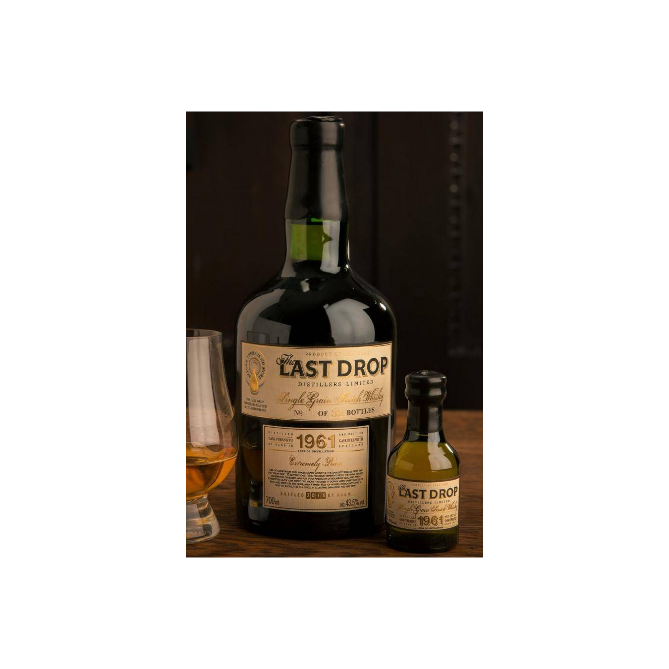 Dumbarton Miniature 1961 55 Years Single Grain Whisky