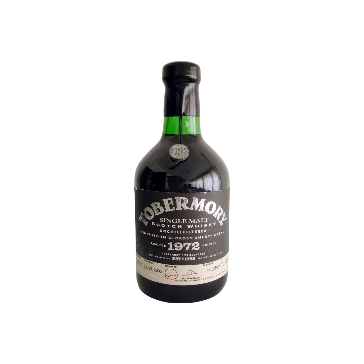Tobermory 1972 32 Years Single Malt Whisky