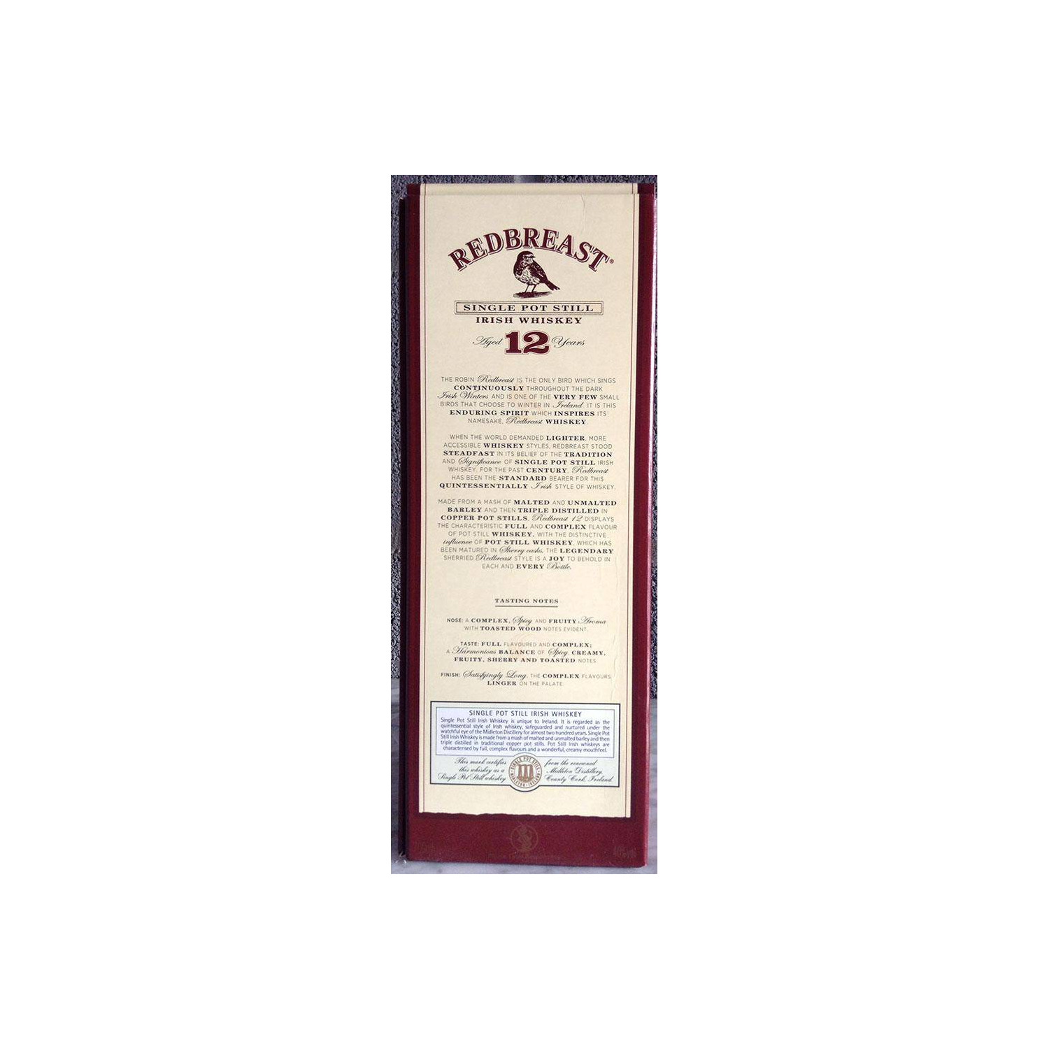 Redbreast 12 Years Single Pot Still Whisky 3