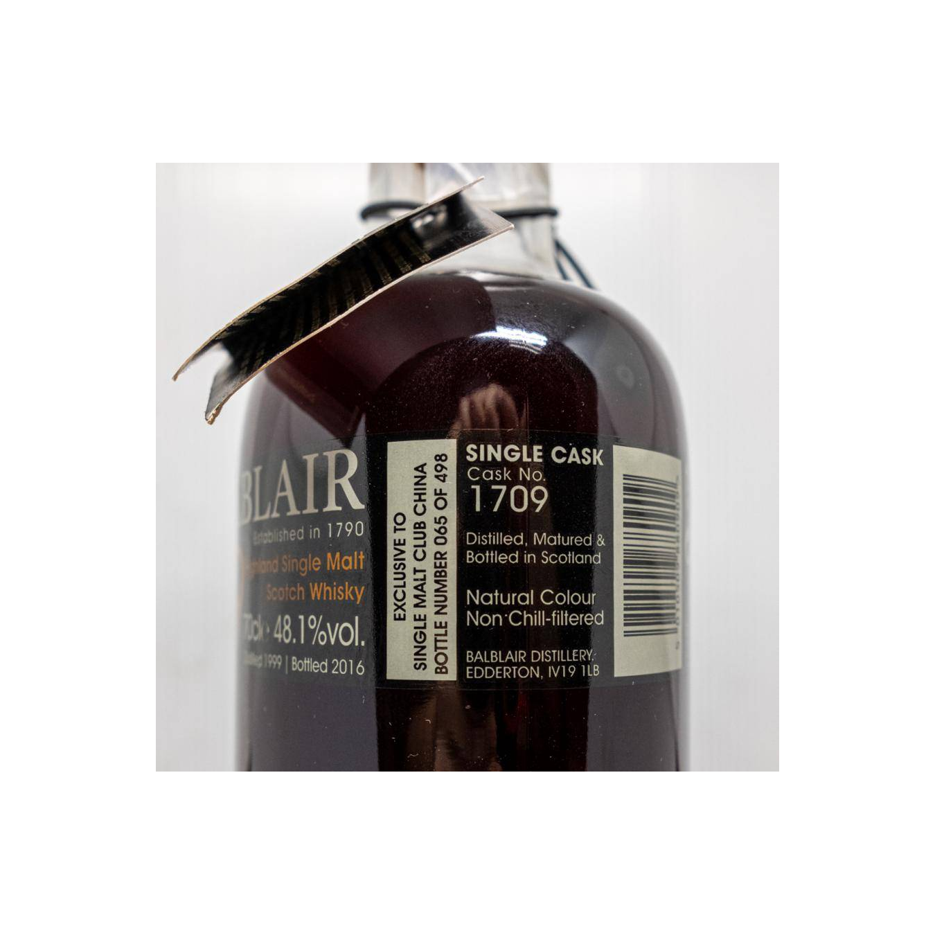 Balblair Single Cask 1999 17 Years Single Malt Whisky 3