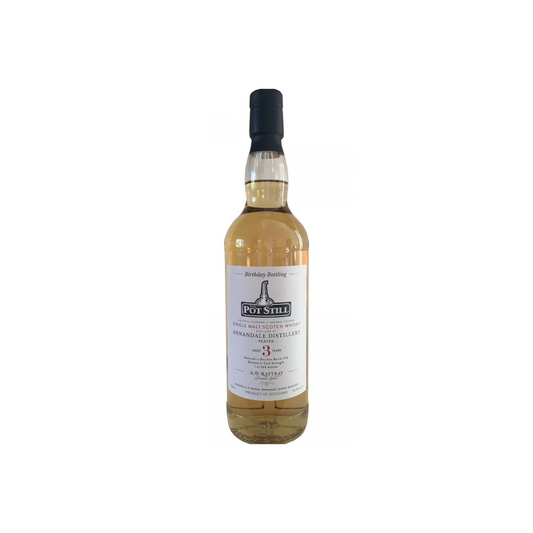 A.D. Rattray 2015 3 Years Single Malt Whisky