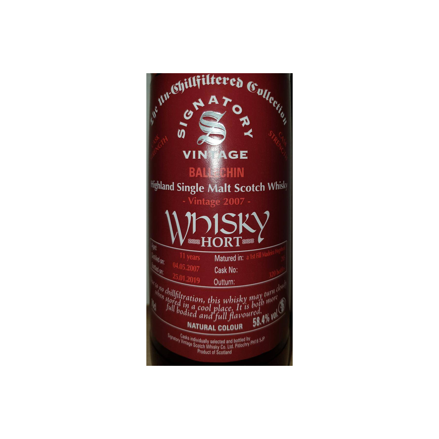 Edradour 2007 11 Years Single Malt Whisky 2