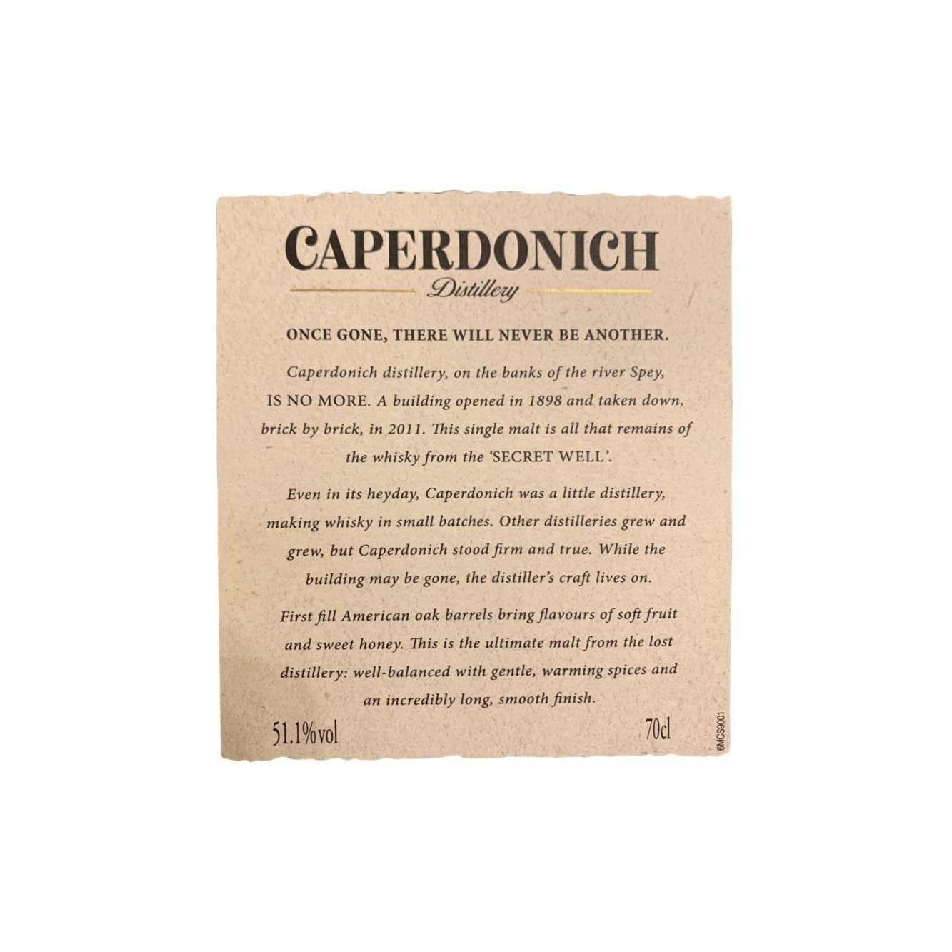 Caperdonich 30 Years Single Malt Whisky 3