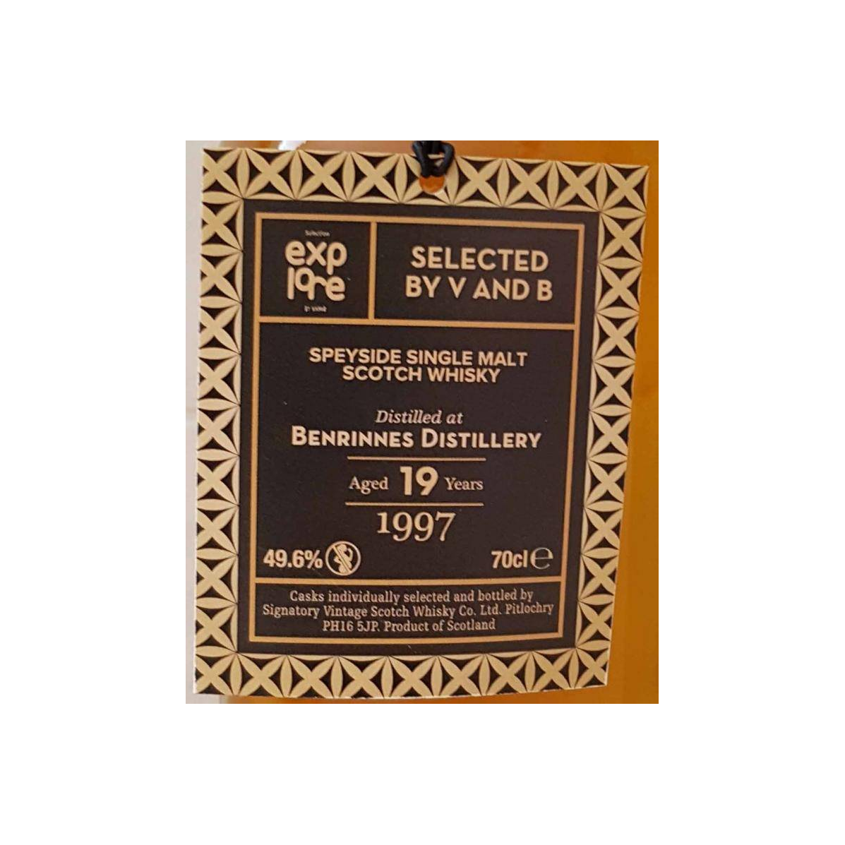 Benrinnes 1997 19 Years Single Malt Whisky 3