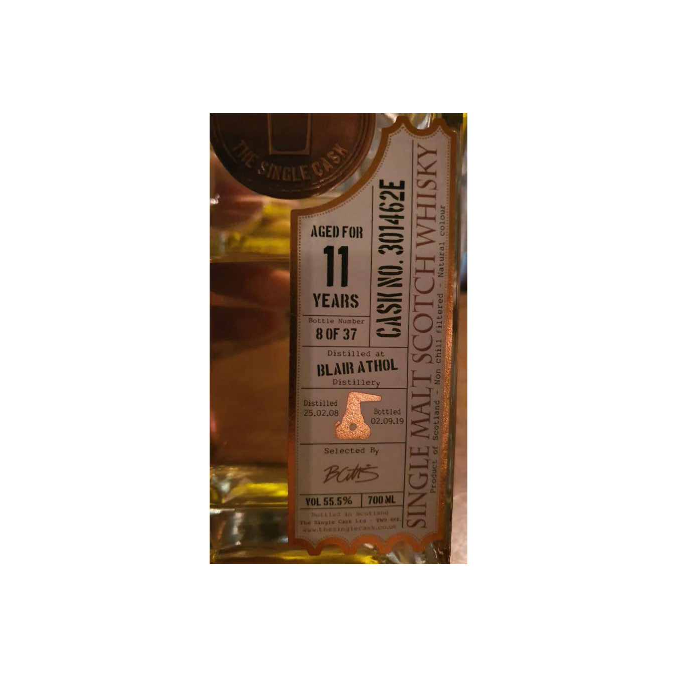 Blair Athol 2008 11 Years Single Malt Whisky
