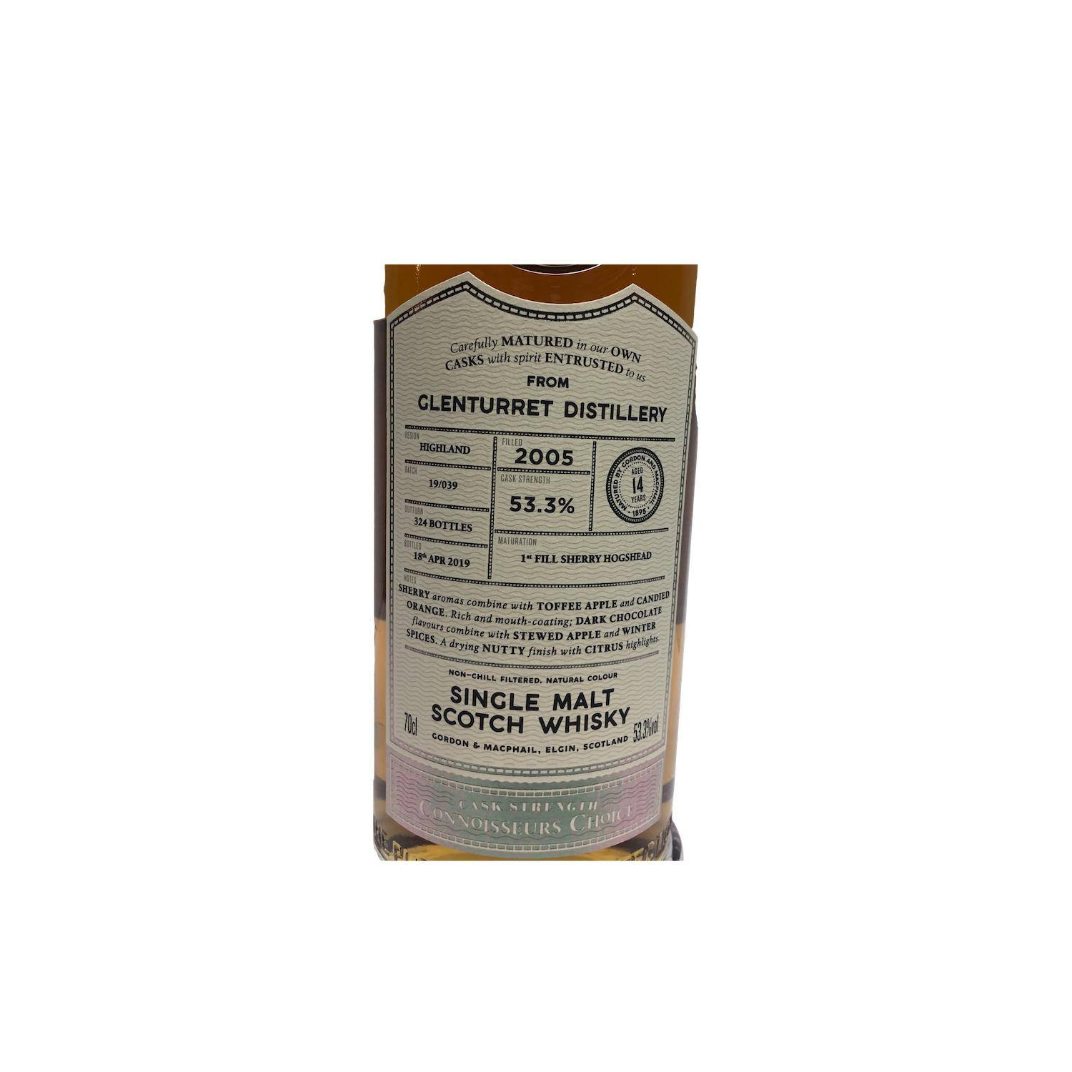 The Glenturret Connoisseurs Choice - Cask Strength 2005 14 Years Single Malt Whisky 2