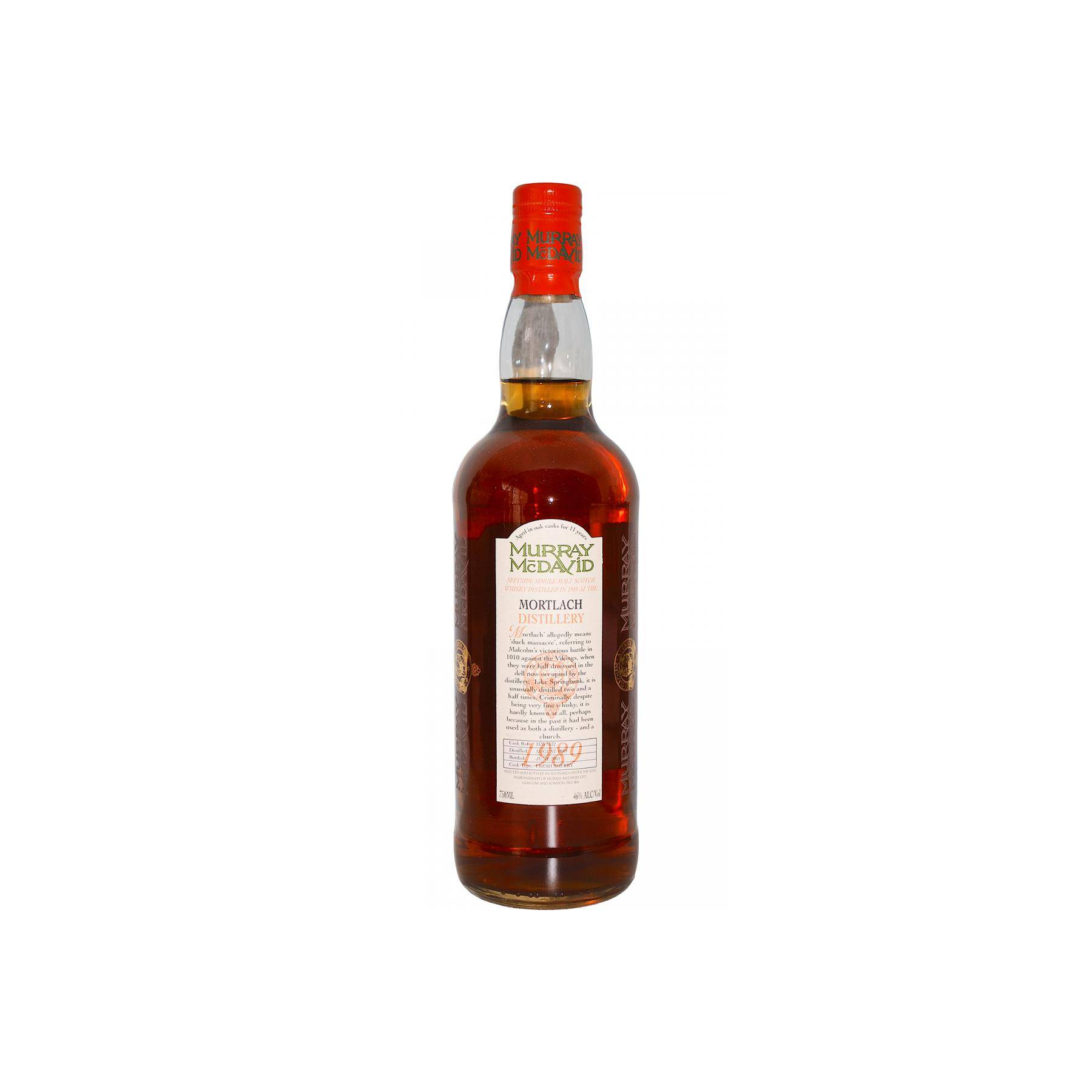 Mortlach 1989 11 Years Single Malt Whisky