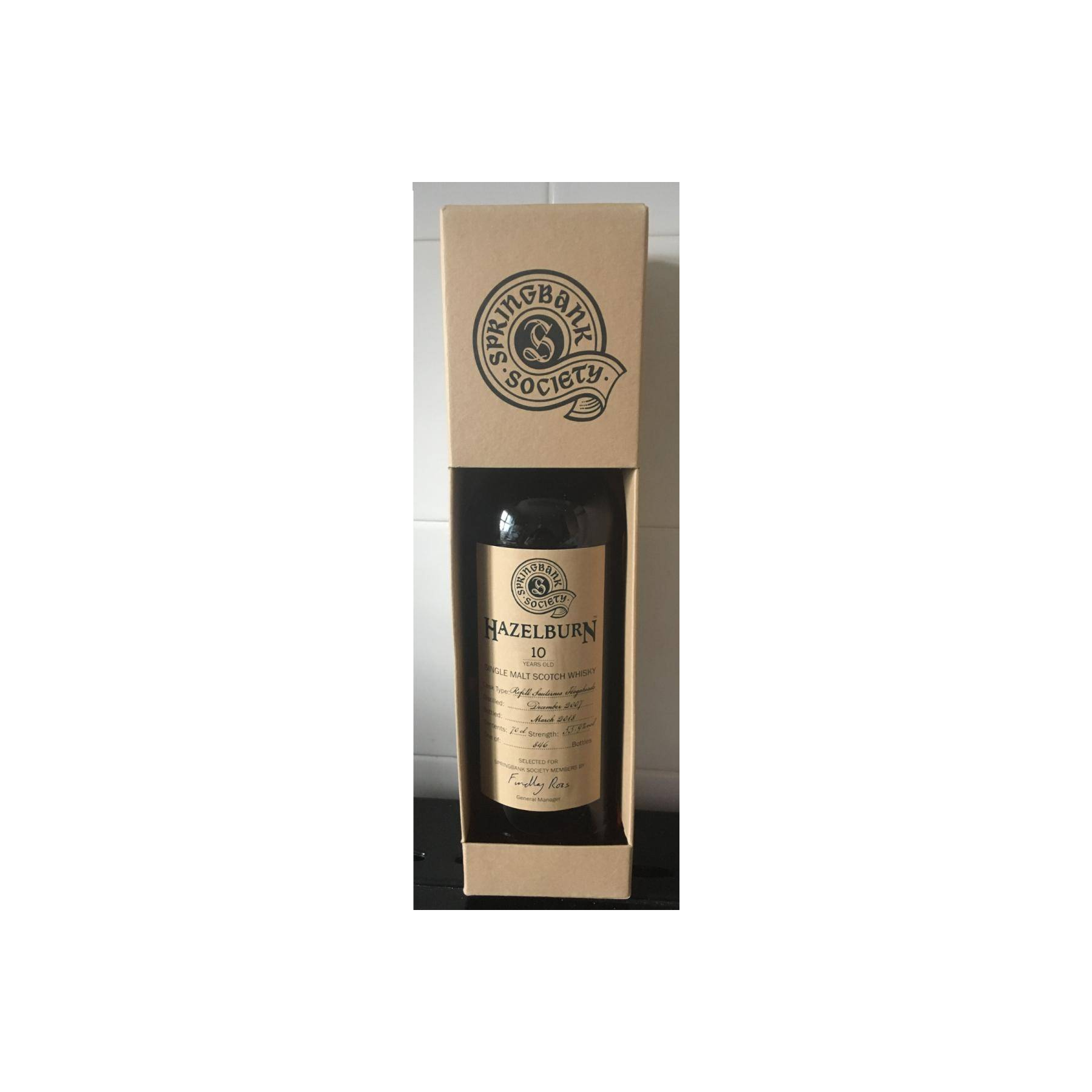 Hazelburn 2007 10 Years Single Malt Whisky 2