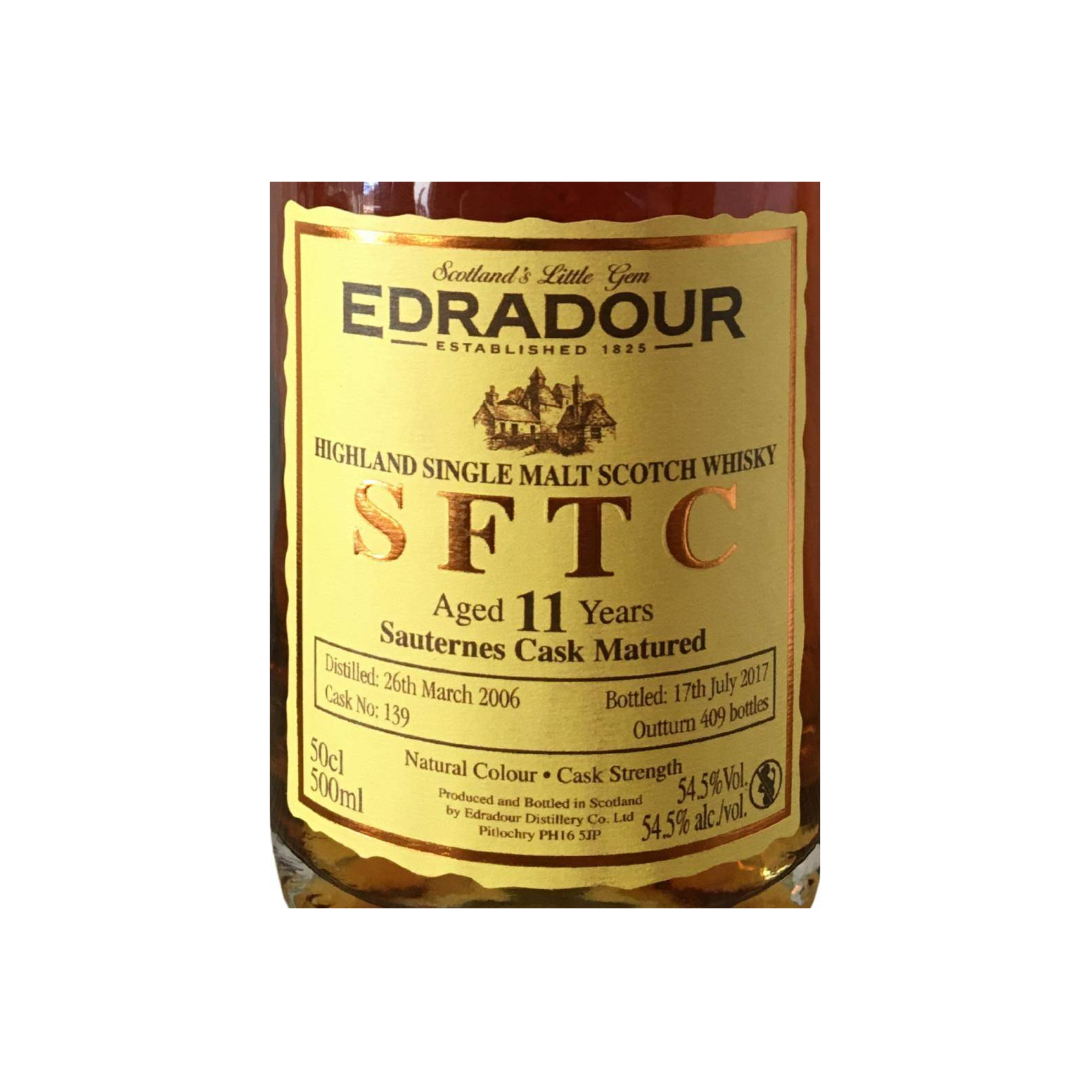 Edradour 2006 11 Years Single Malt Whisky 2