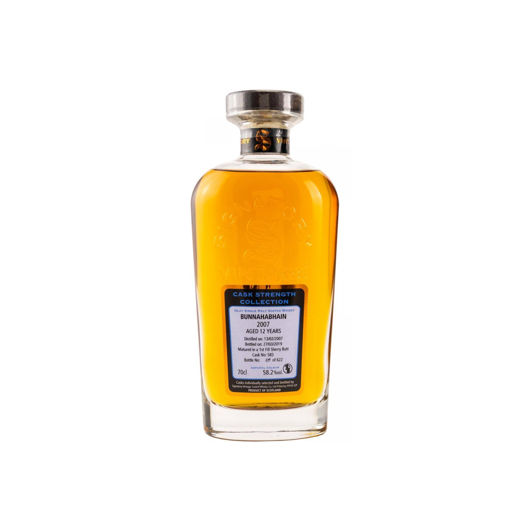 Bunnahabhain Cask Strength Collection 2007 12 Years Single Malt Whisky