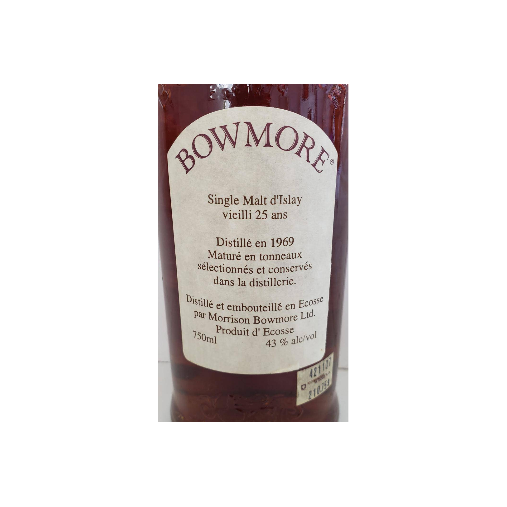 Bowmore 1969 25 Years Single Malt Whisky 2