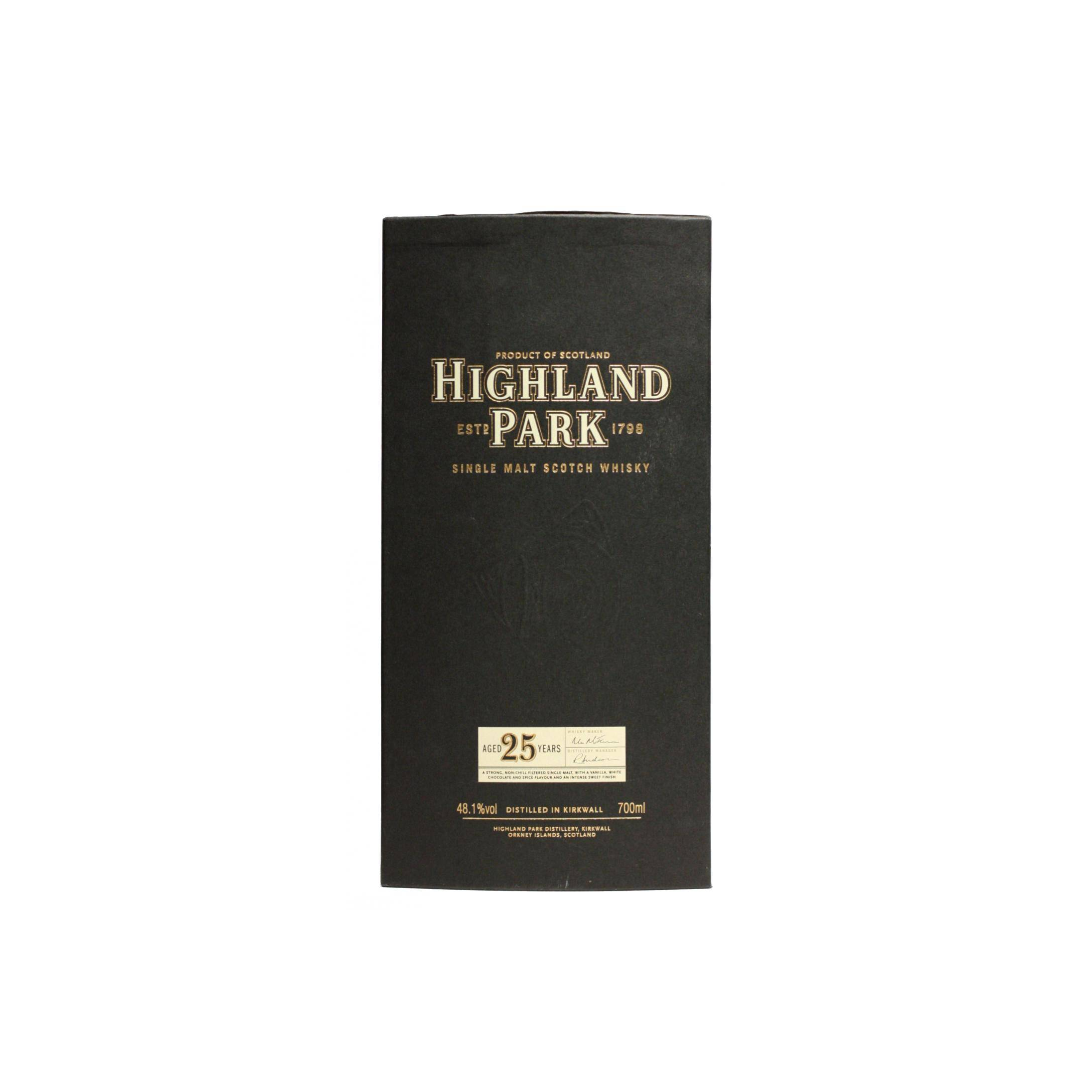 Highland Park 25 Years Single Malt Whisky 3
