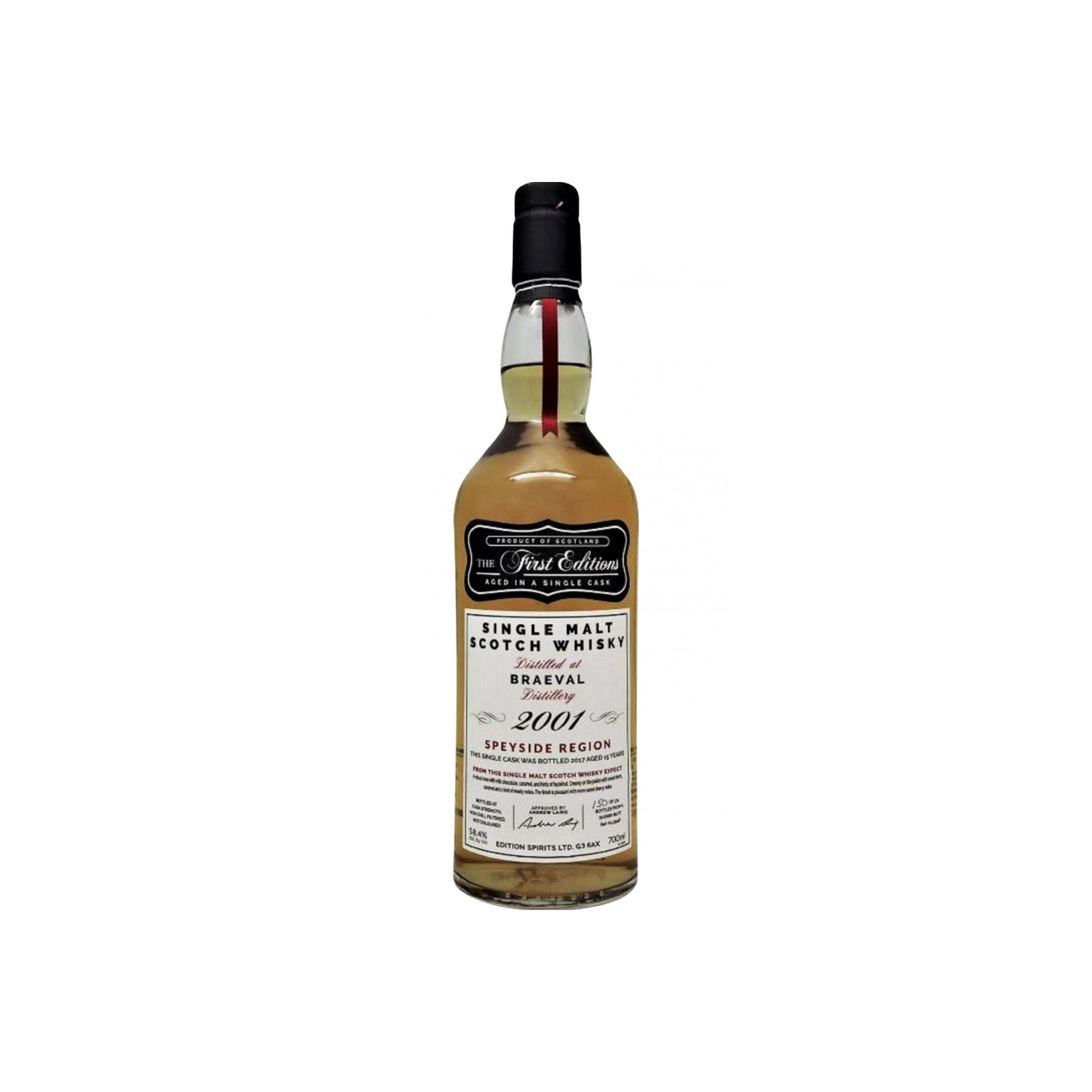 Braeval The First Editions 2001 15 Years Single Malt Whisky