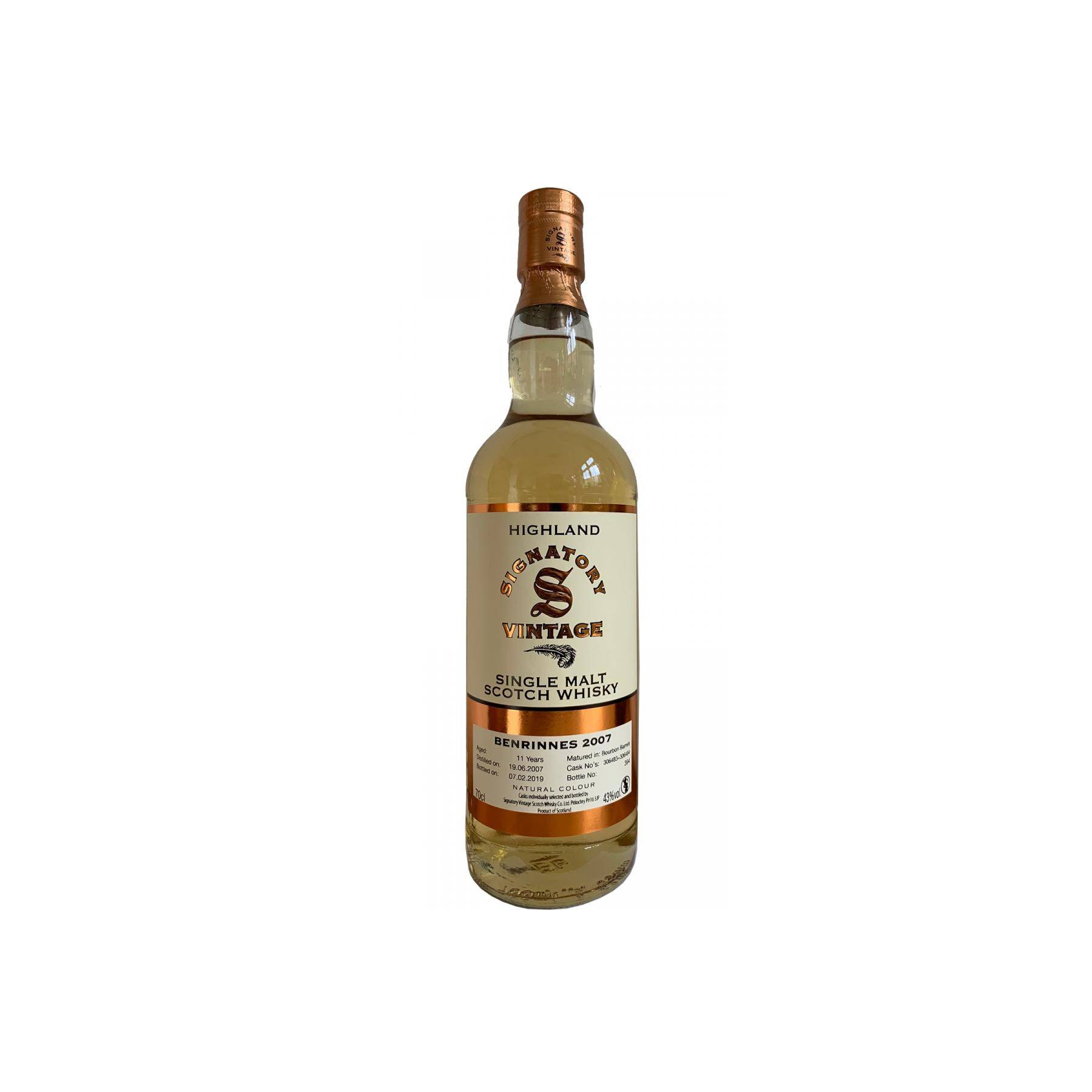 Benrinnes Vintage Collection 2007 11 Years Single Malt Whisky
