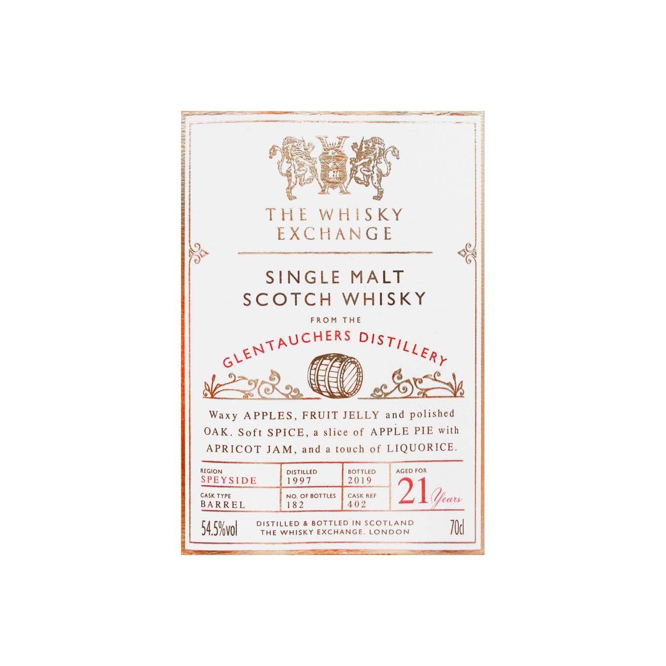 Glentauchers 1997 21 Years Single Malt Whisky 2