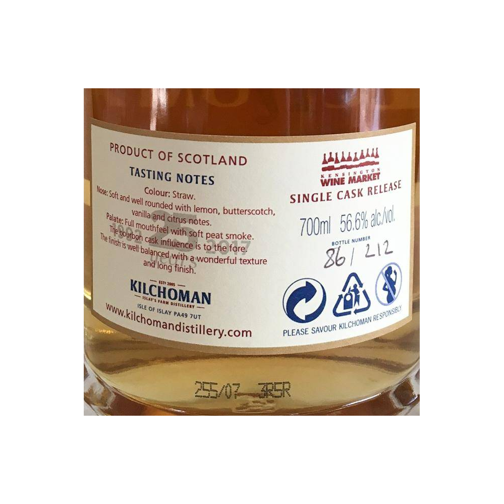 Kilchoman 2007 10 Years Single Malt Whisky 2