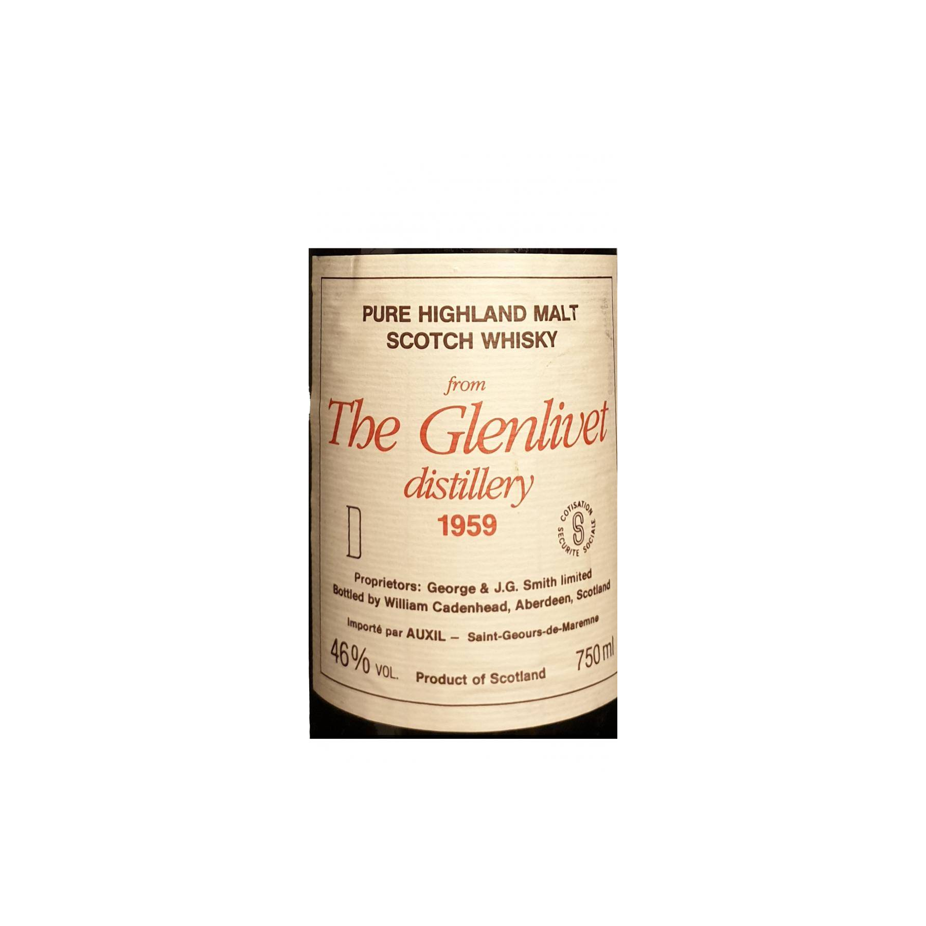 The Glenlivet 1959 Single Malt Whisky