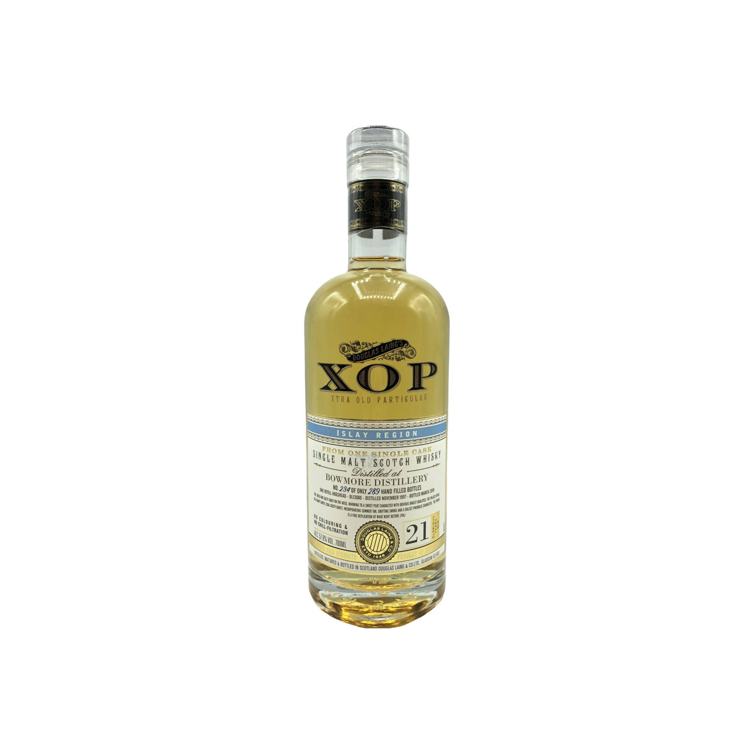 Bowmore 1997 21 Years Single Malt Whisky