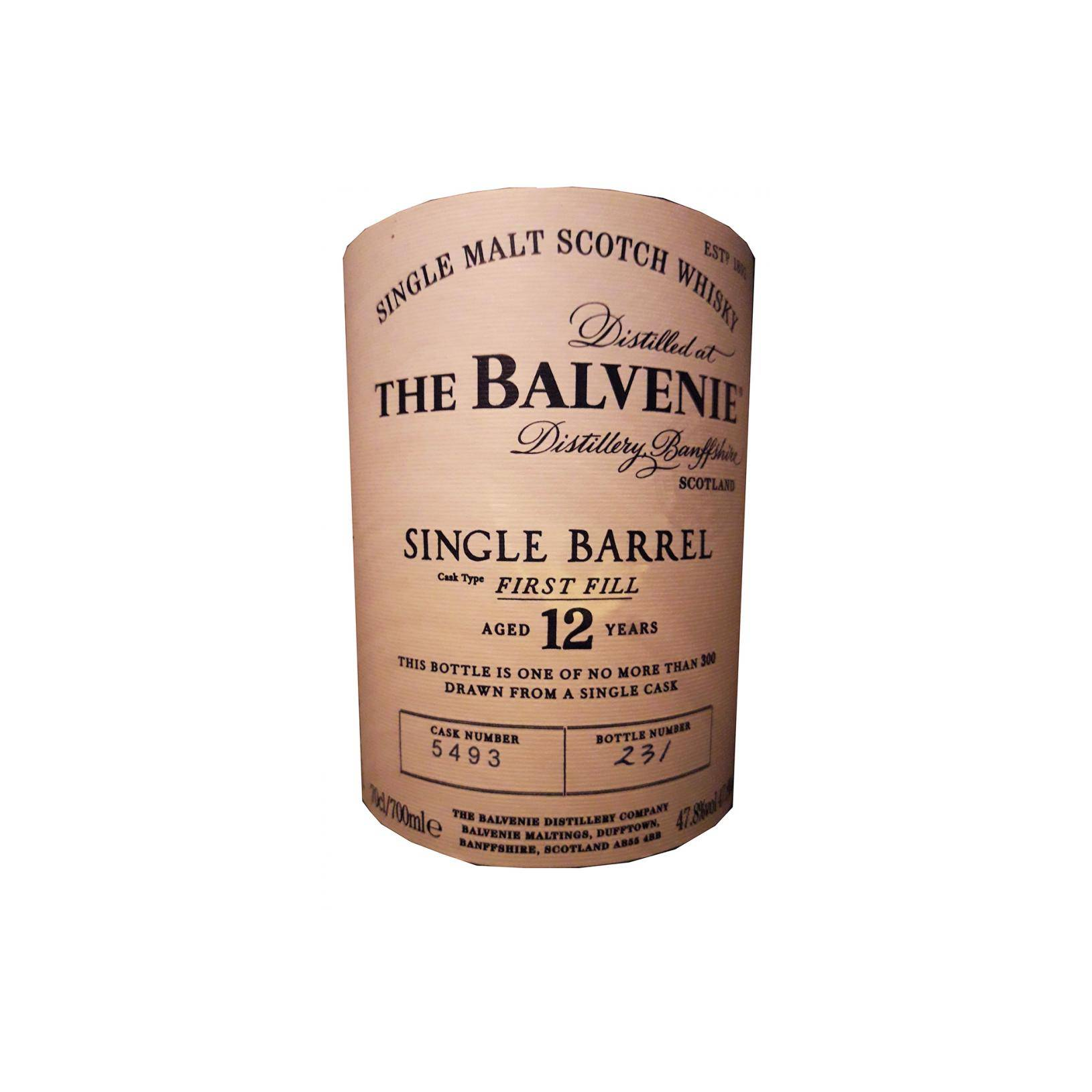 The Balvenie Single Cask 12 Years Single Malt Whisky