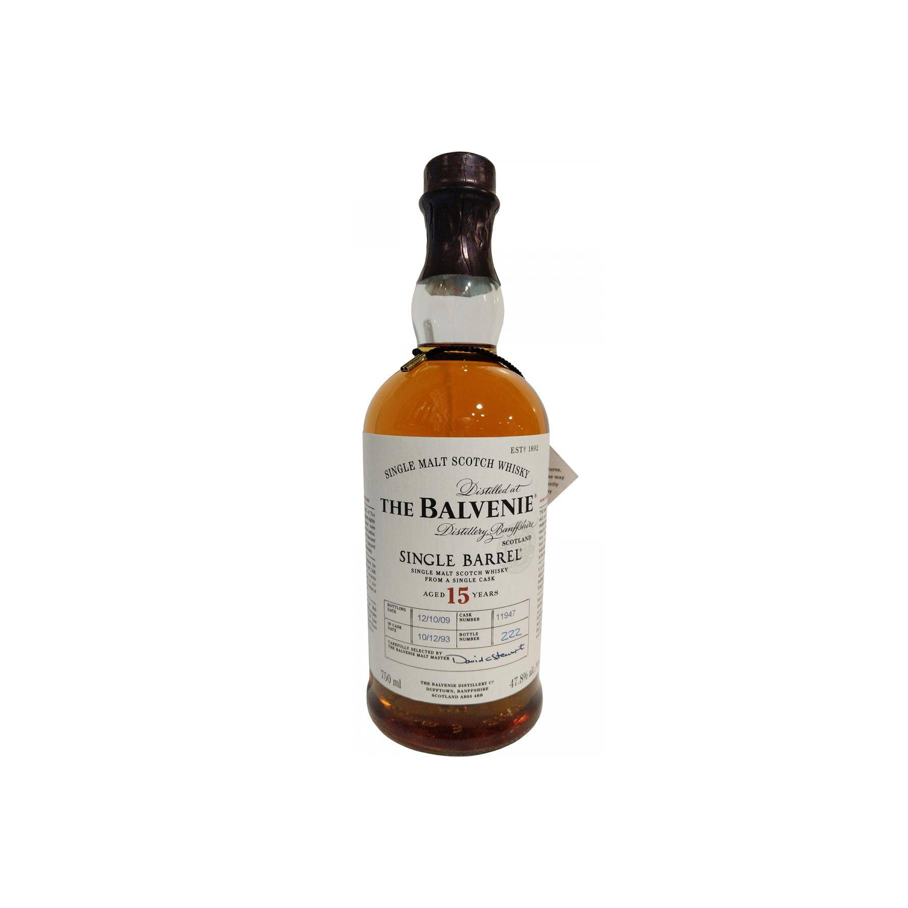 The Balvenie Single Cask 1993 15 Years Single Malt Whisky