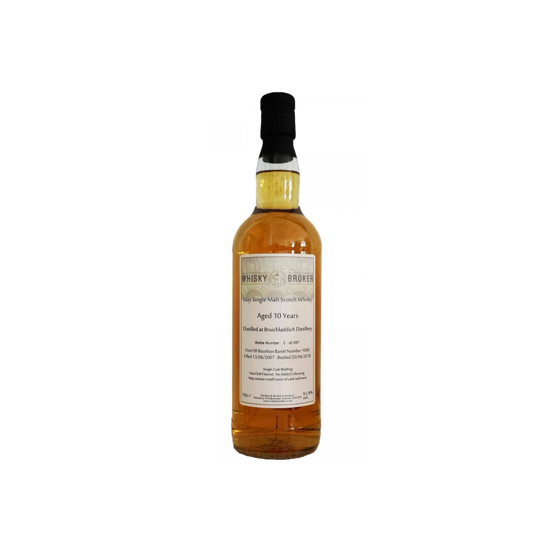 Bruichladdich 2007 10 Years Single Malt Whisky 2