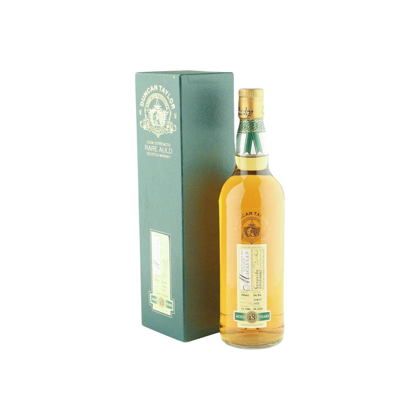 The Macallan Rare Auld 1986 18 Years Single Malt Whisky