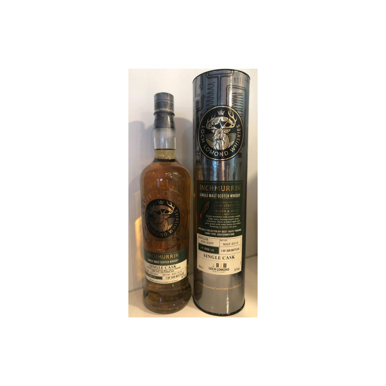 Loch Lomond Single Cask 2007 11 Years Single Malt Whisky 2