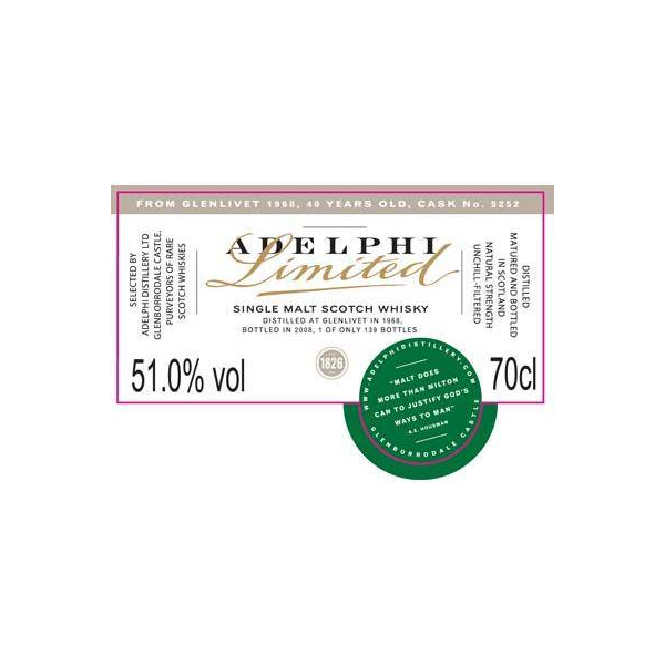The Glenlivet 1968 40 Years Single Malt Whisky 2