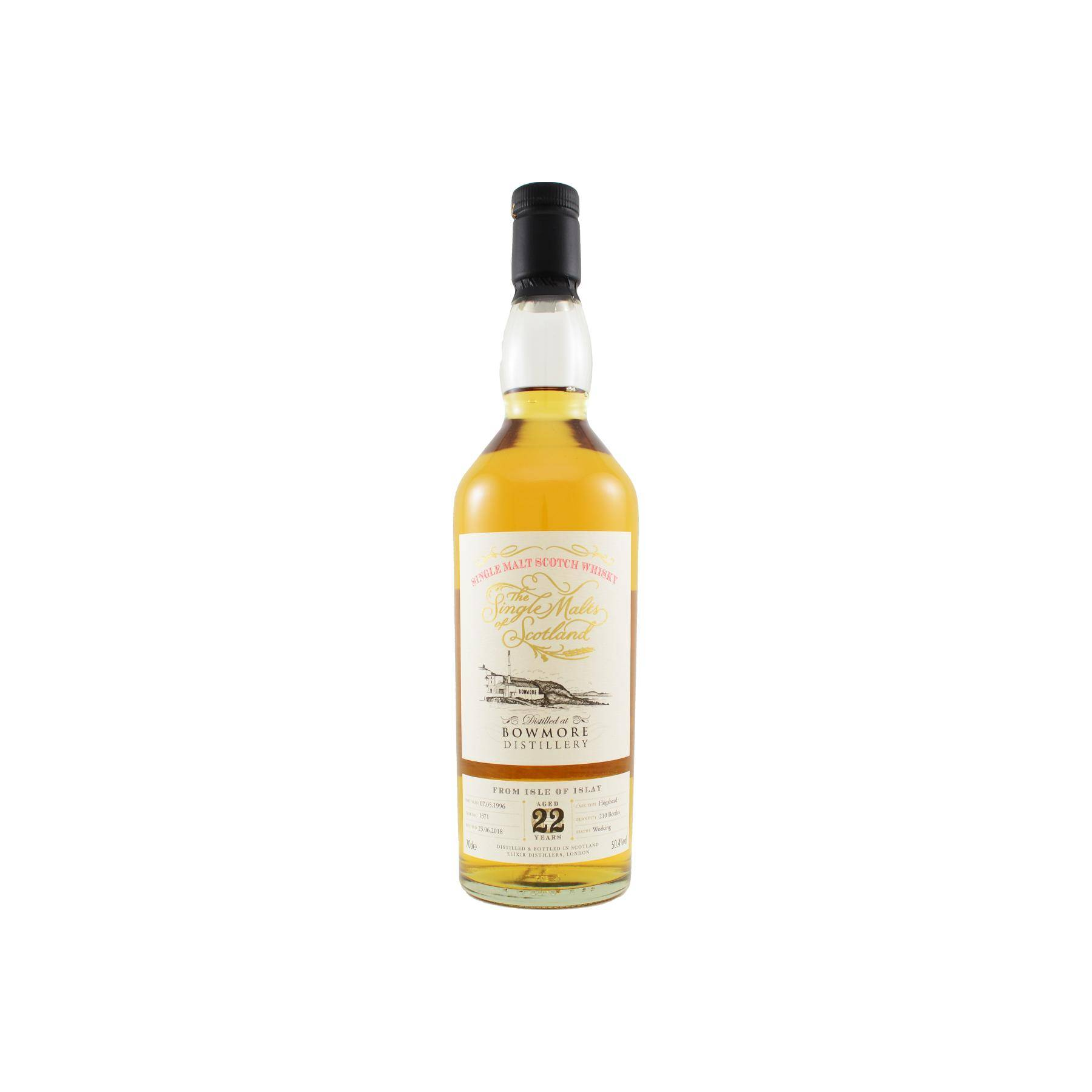 Bowmore The Single Malts of Scotland 1996 22 Years Single Malt Whisky