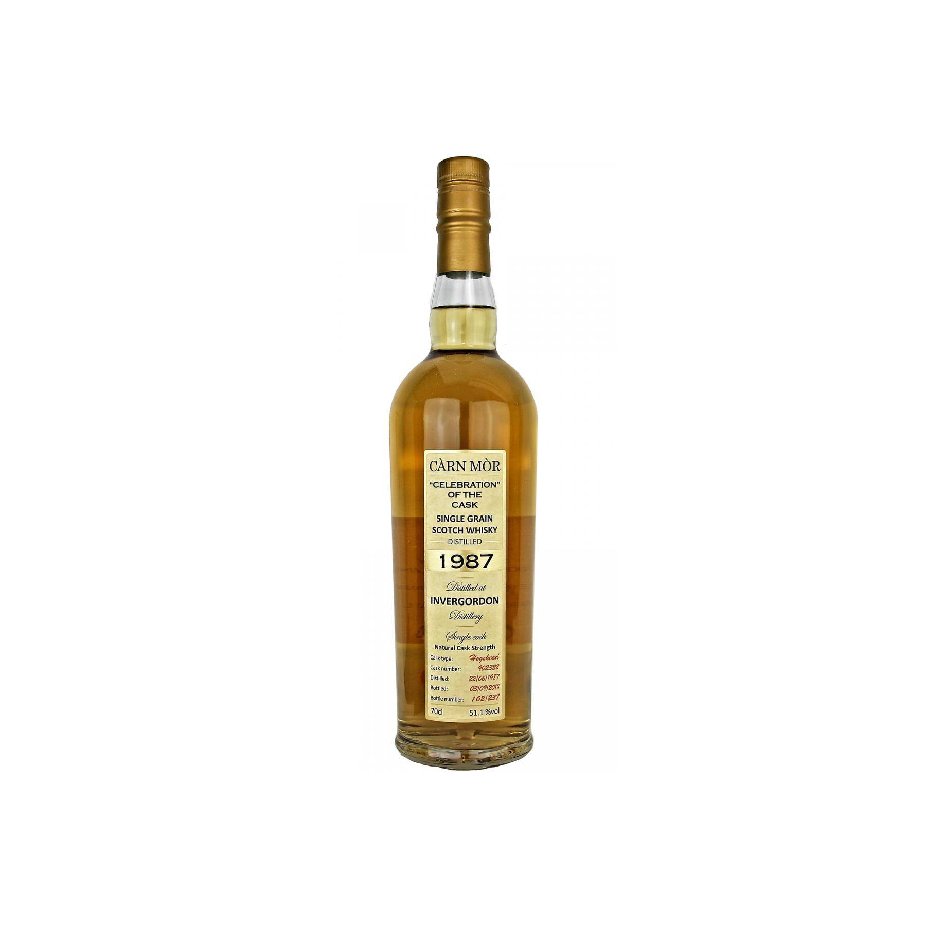 Invergordon 1987 31 Years Single Grain Whisky