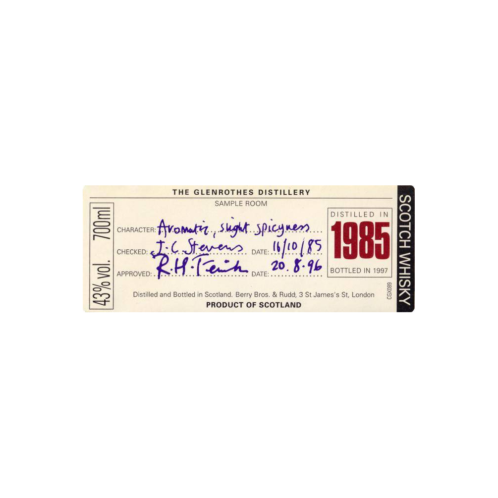 The Glenrothes 1985 12 Years Single Malt Whisky 2