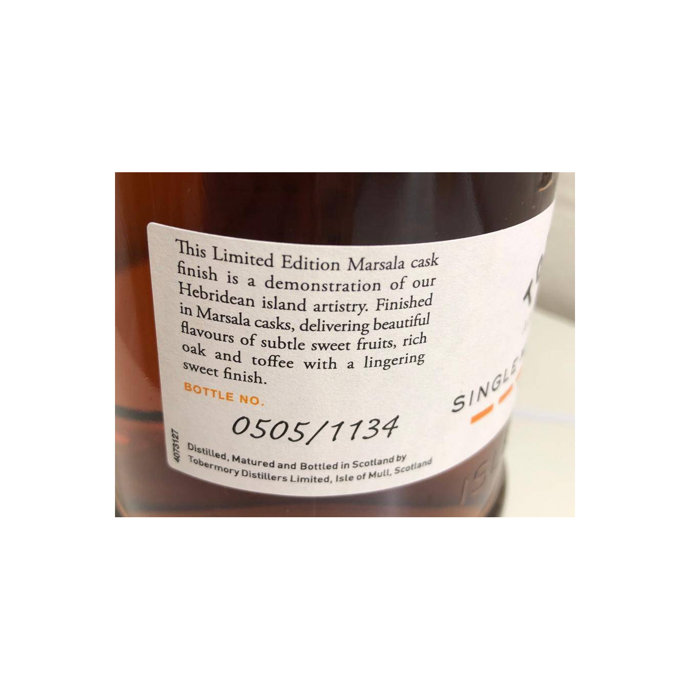 Tobermory 1999 19 Years Single Malt Whisky 3