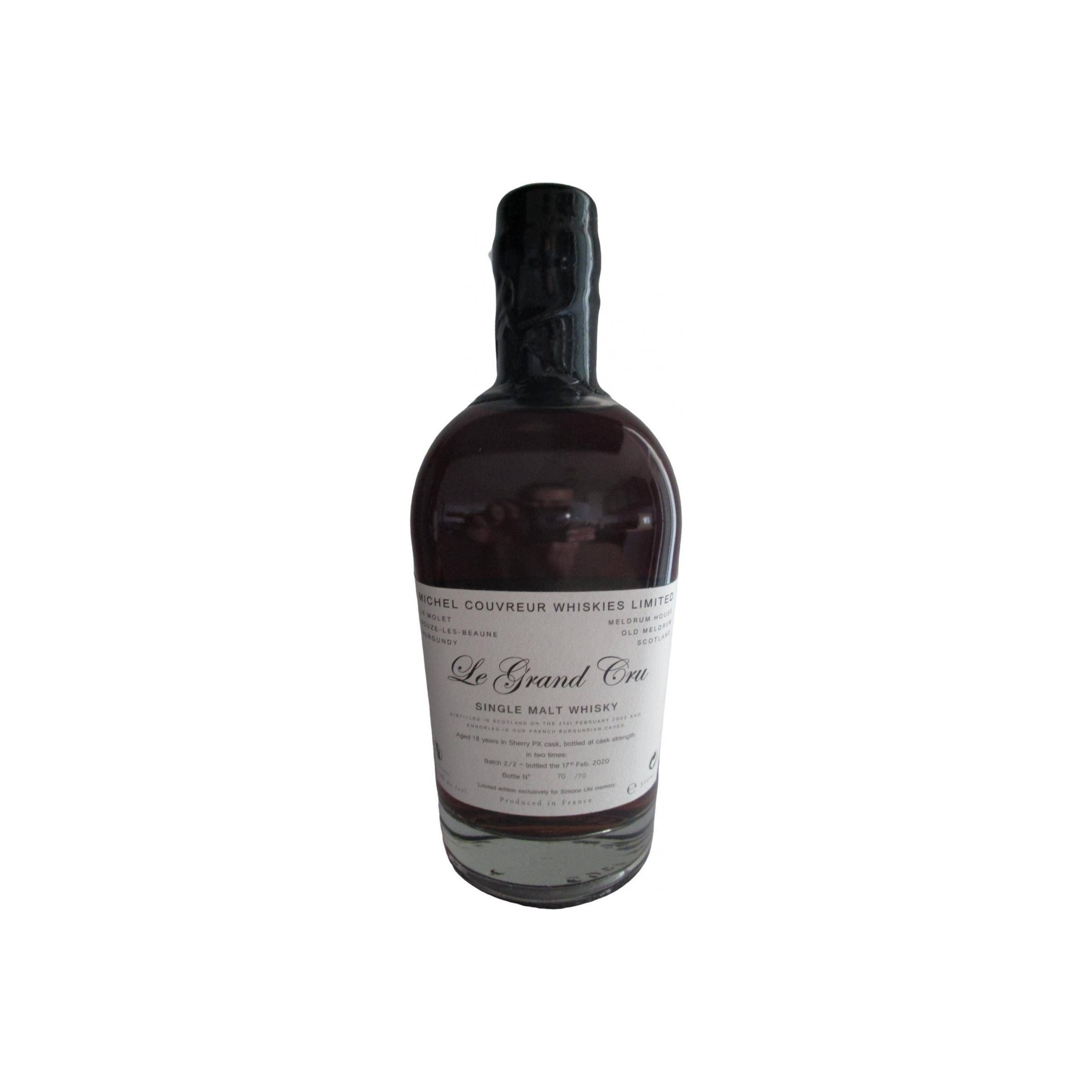 Michel Couvreur 2002 18 Years Single Malt Whisky