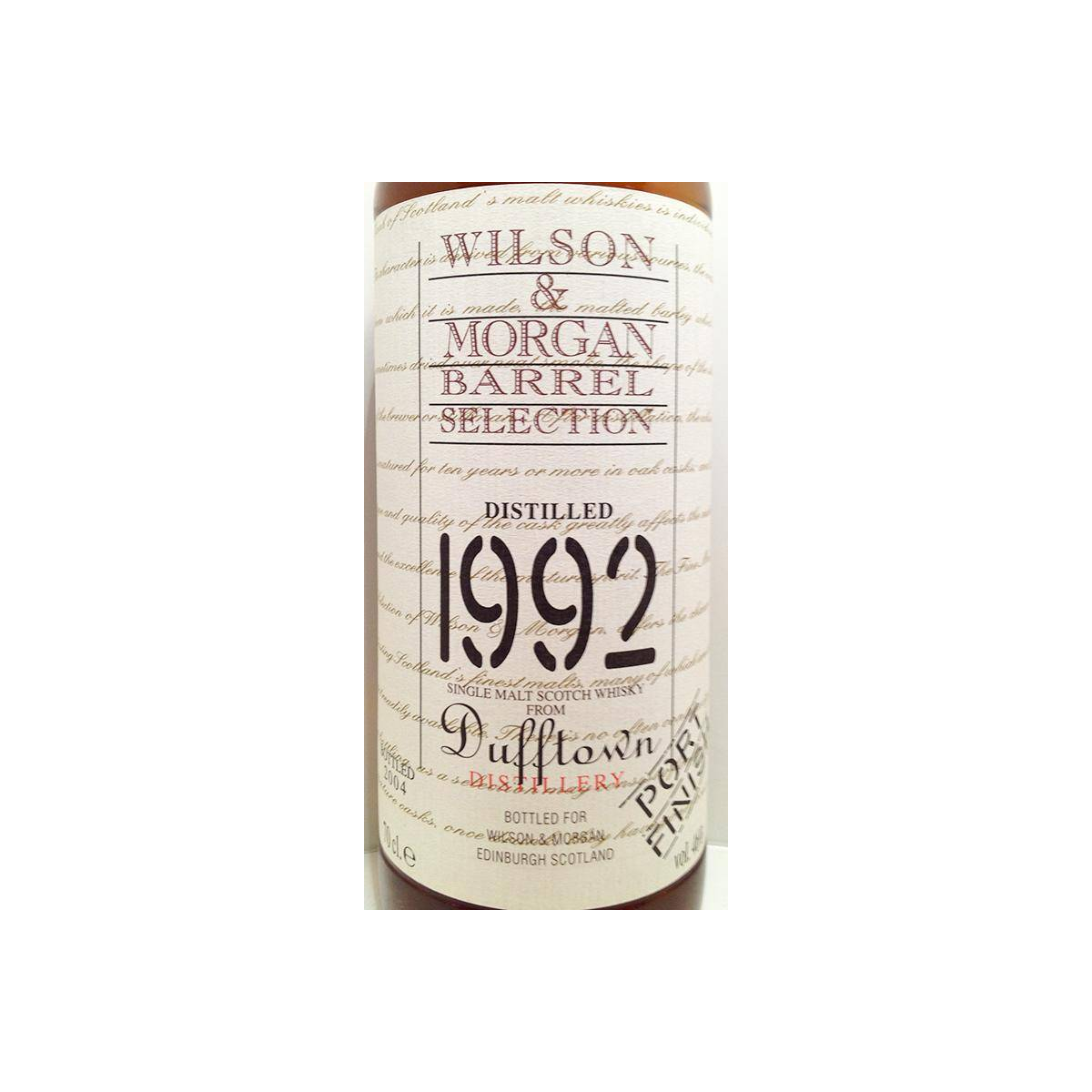 Dufftown Barrel Selection 1992 12 Years Single Malt Whisky 2