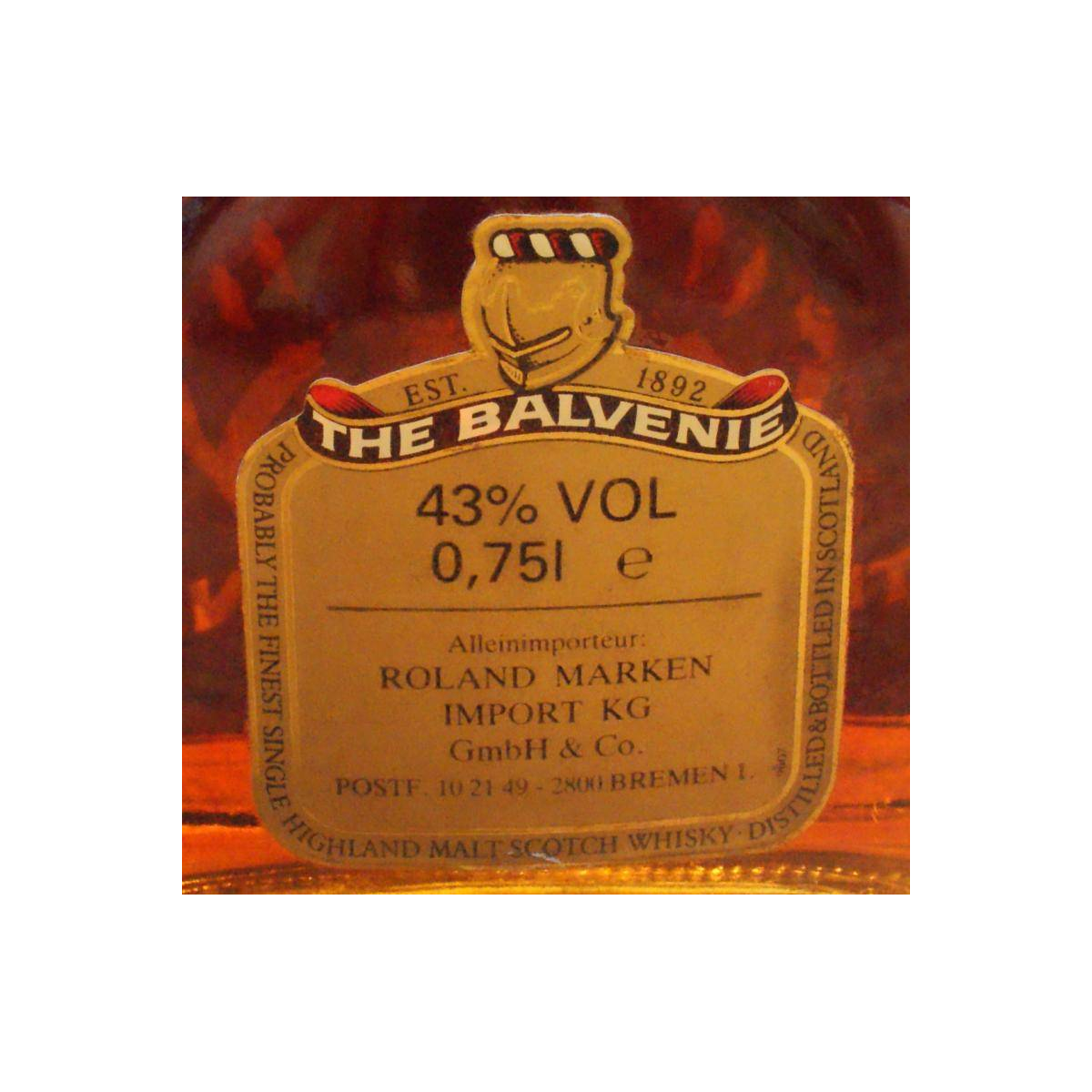 The Balvenie Single Malt Whisky 3