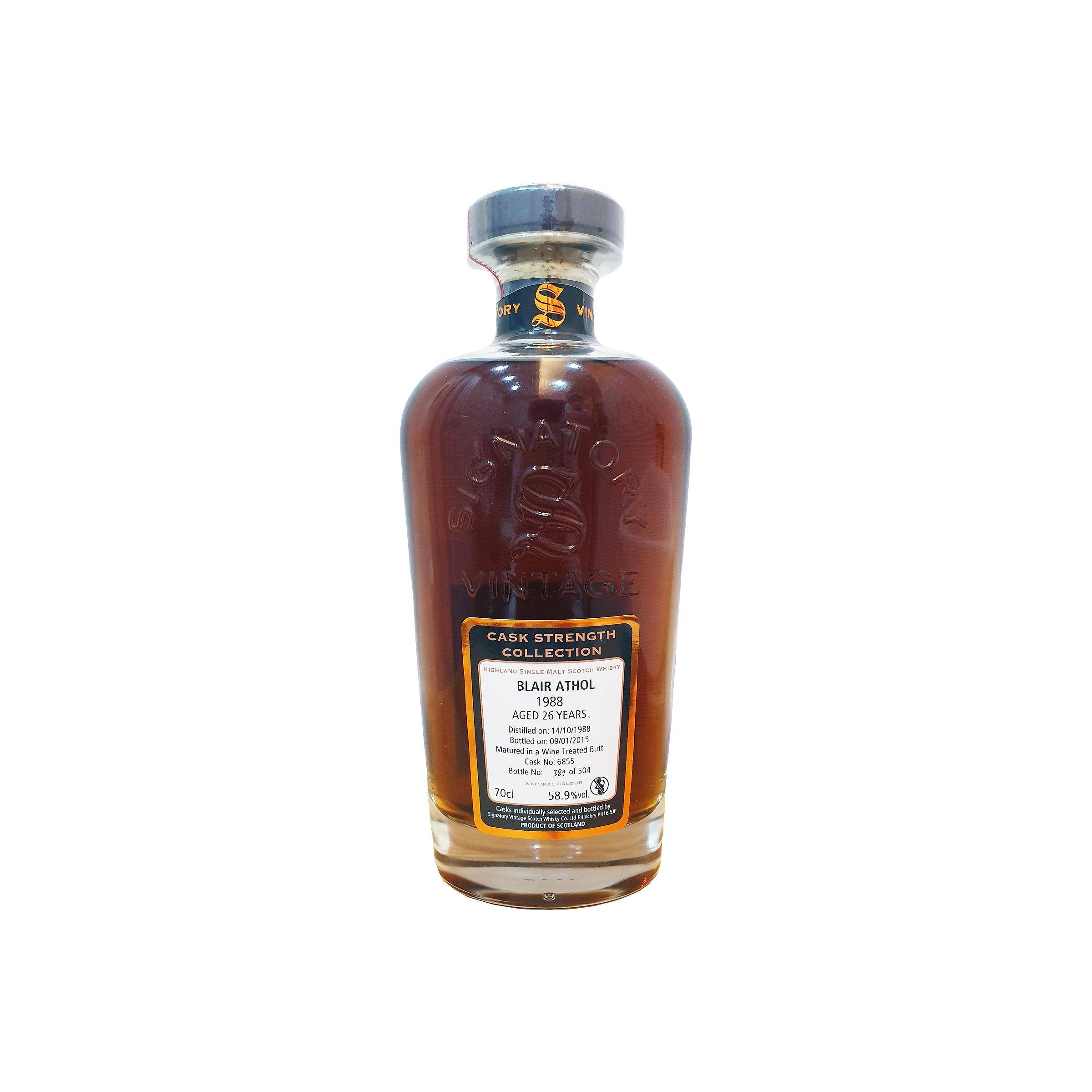Blair Athol Cask Strength Collection 1988 26 Years Single Malt Whisky
