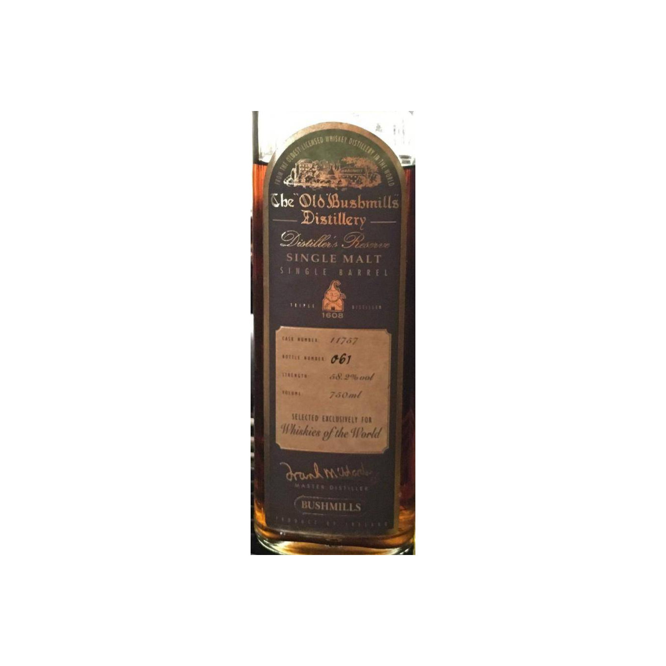Bushmills Single Cask 1984 Single Malt Whisky