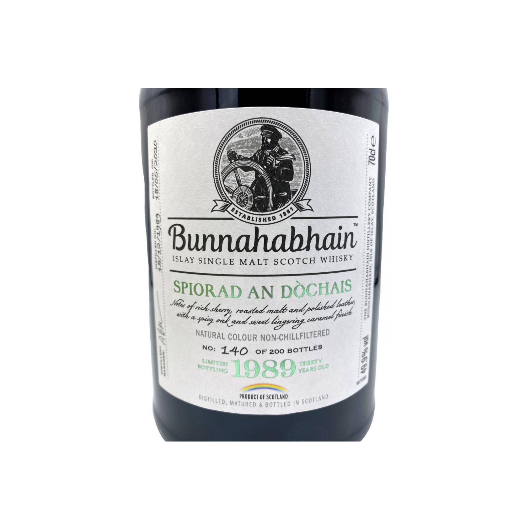 Bunnahabhain 1989 30 Years Single Malt Whisky 2