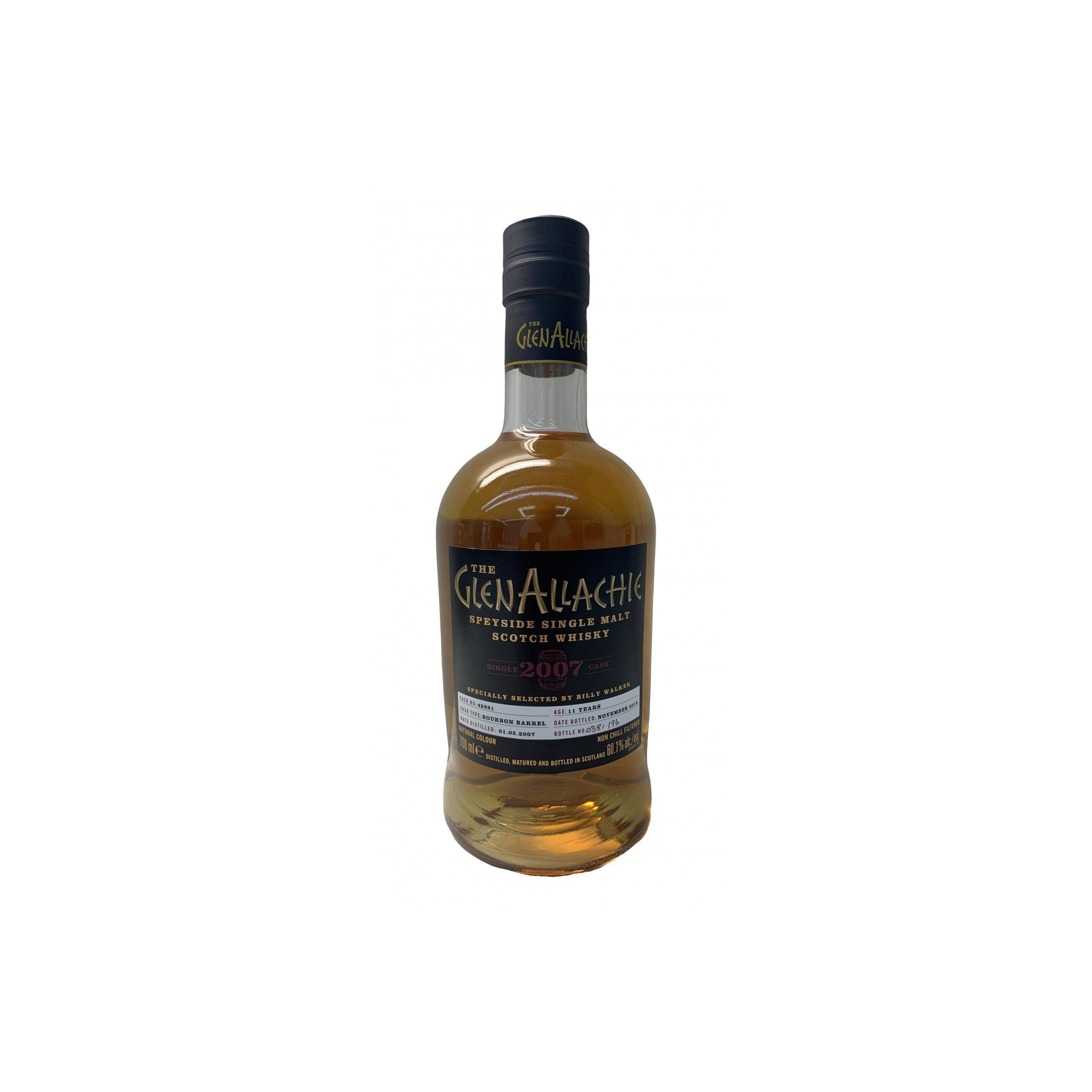 The GlenAllachie Single Cask 2007 11 Years Single Malt Whisky