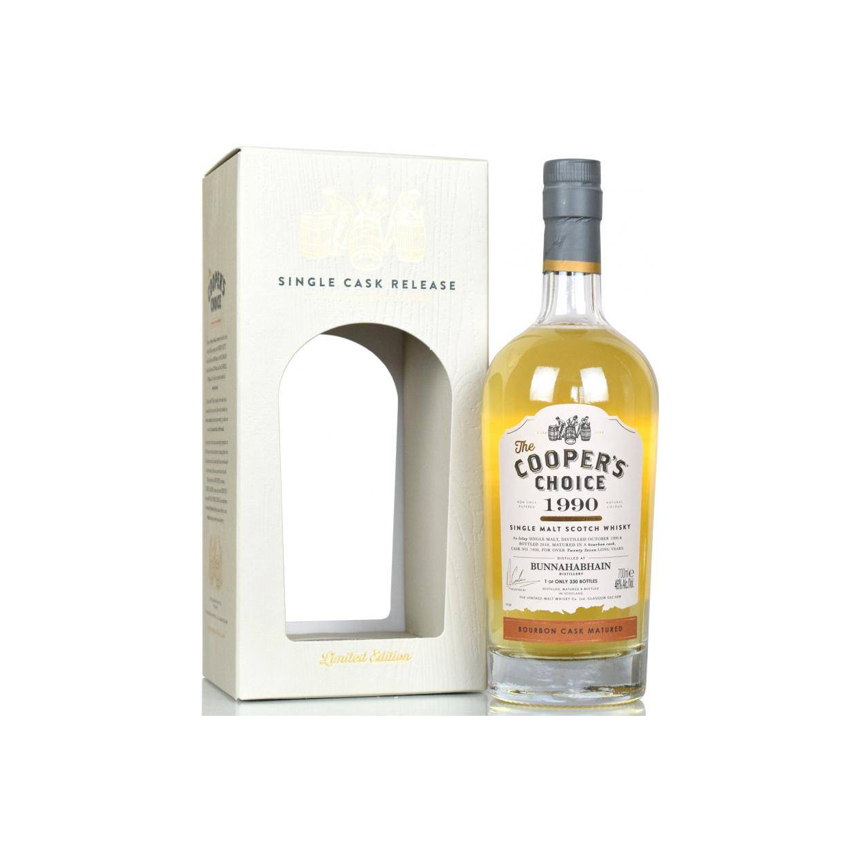 Bunnahabhain The Cooper's Choice 1990 27 Years Single Malt Whisky 2