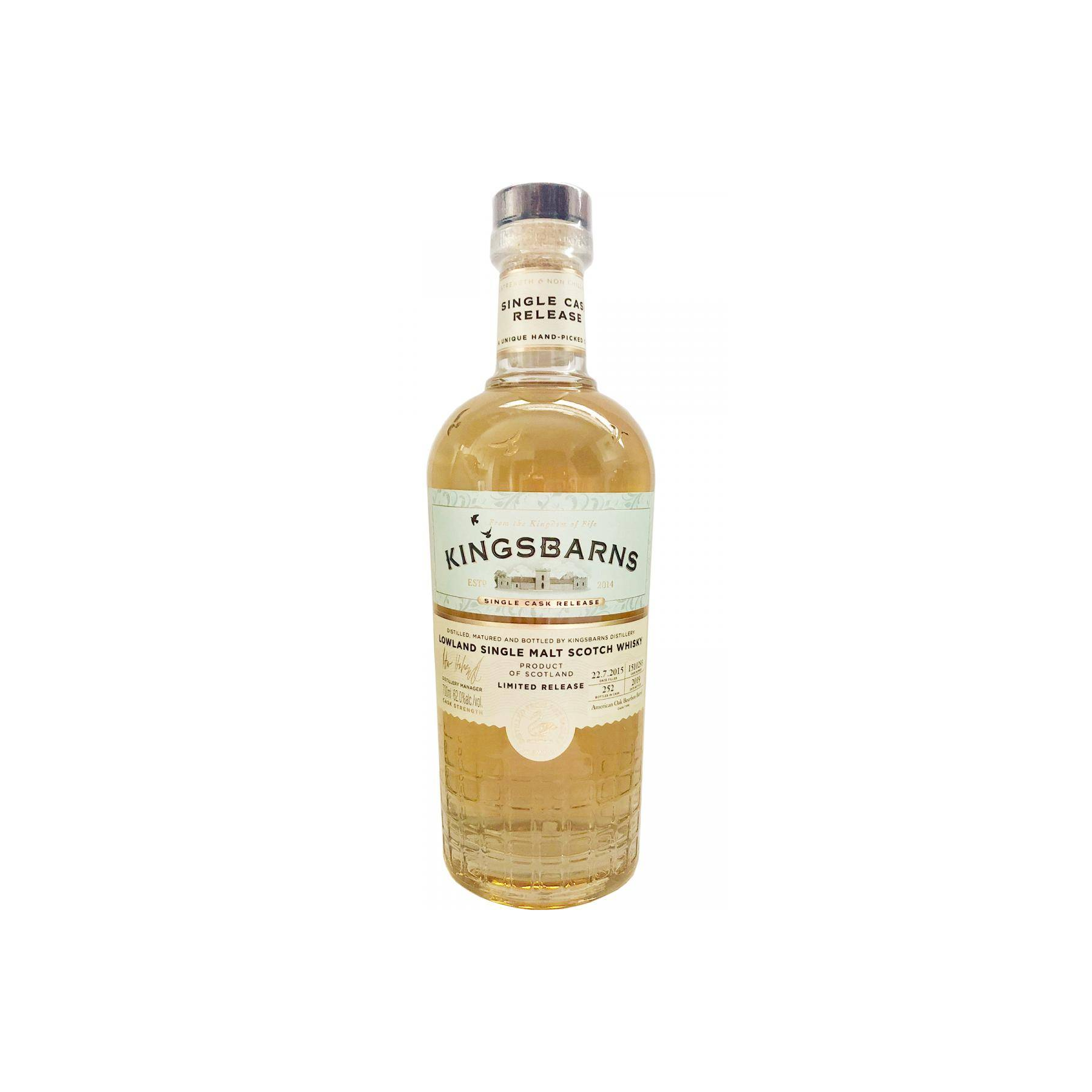 Kingsbarns 2015 3 Years Single Malt Whisky
