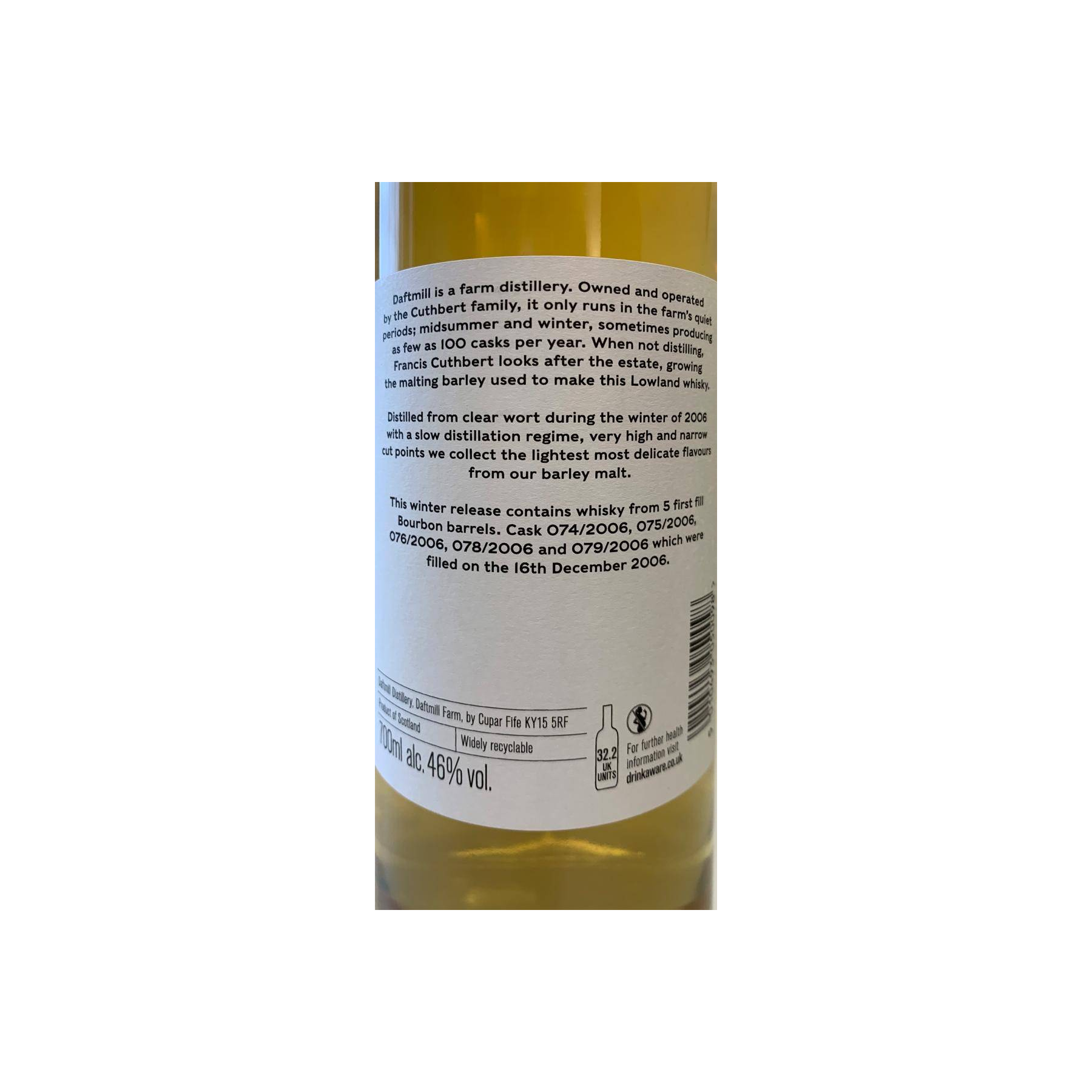 Daftmill 2006 11 Years Single Malt Whisky 3