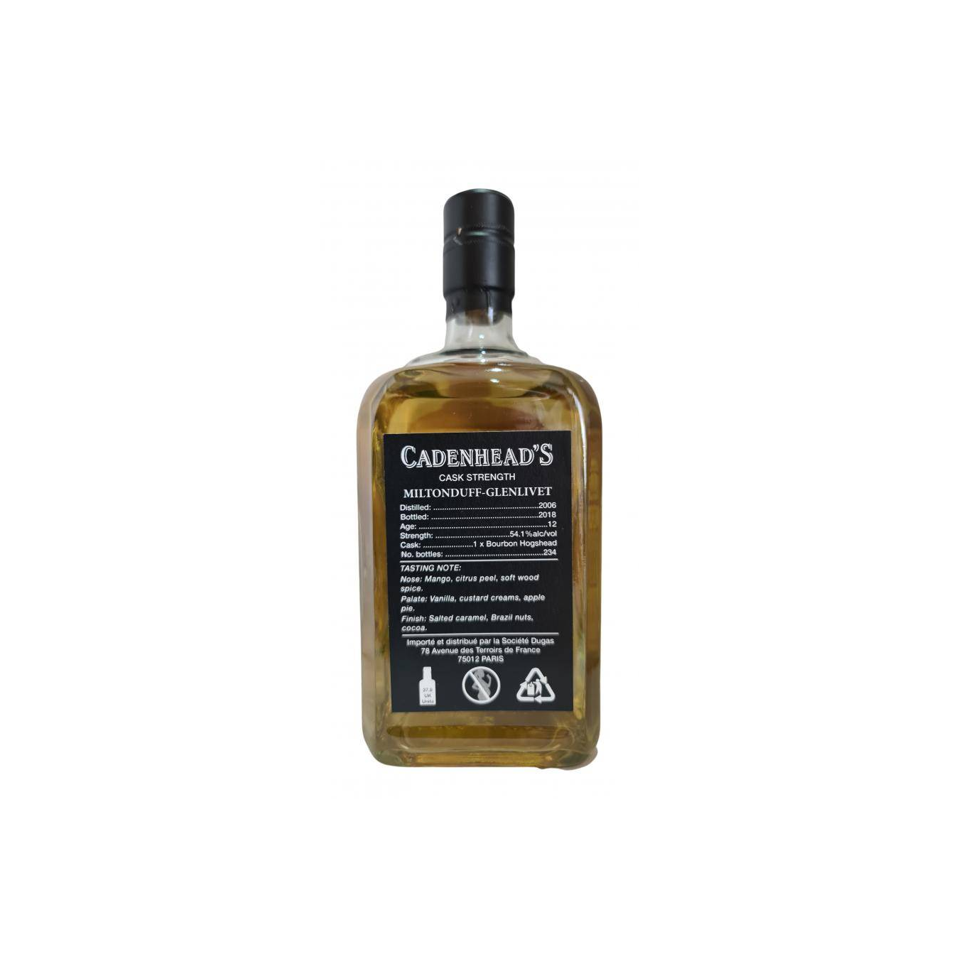 Miltonduff Single Cask 2006 12 Years Single Malt Whisky 2