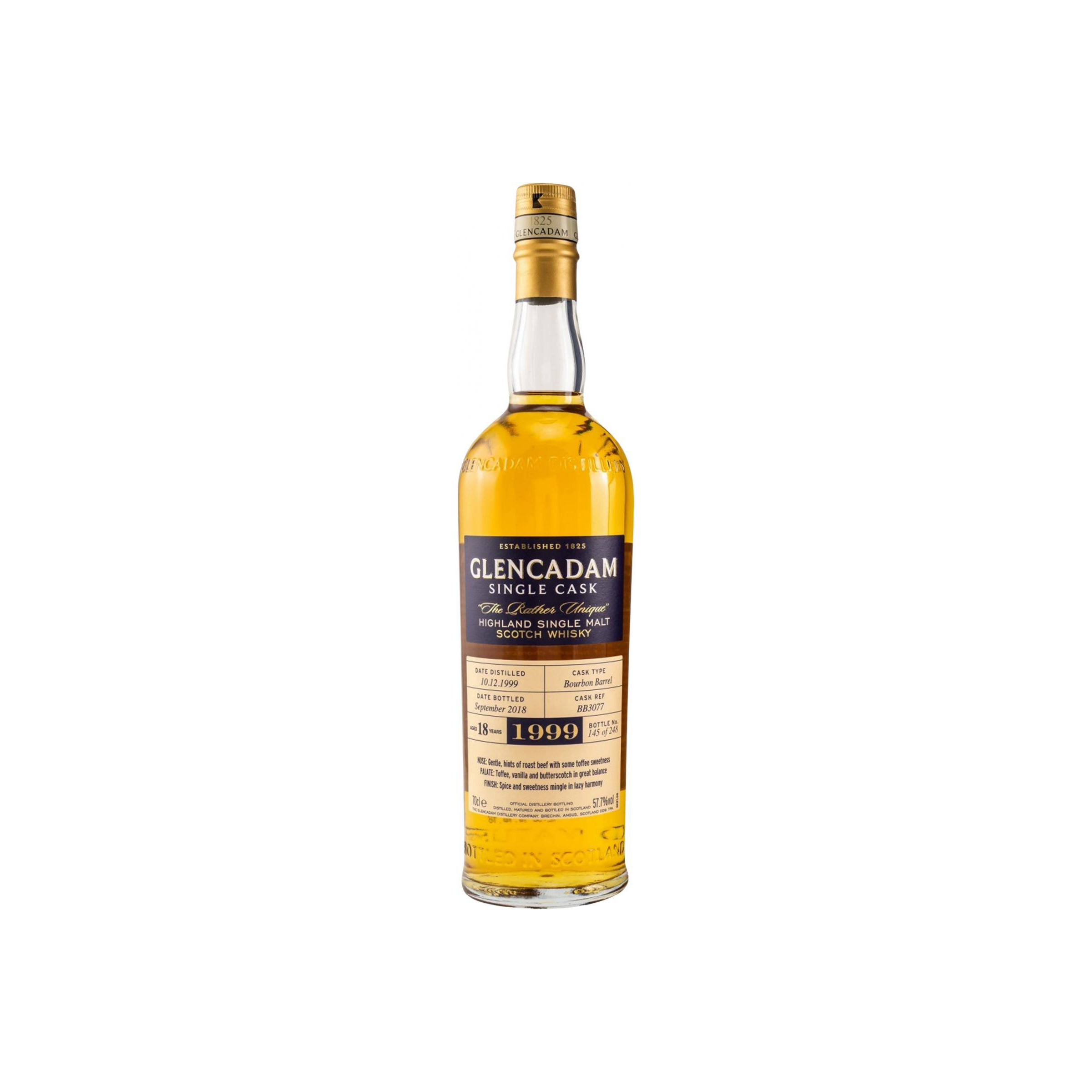 Glencadam Single Cask 1999 18 Years Single Malt Whisky