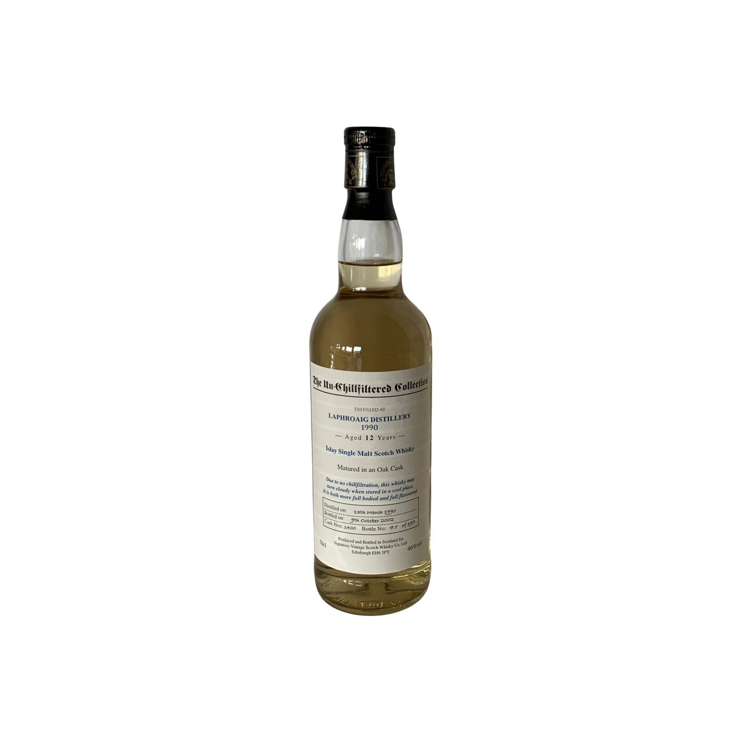 Laphroaig The Un-Chillfiltered Collection 1990 12 Years Single Malt Whisky