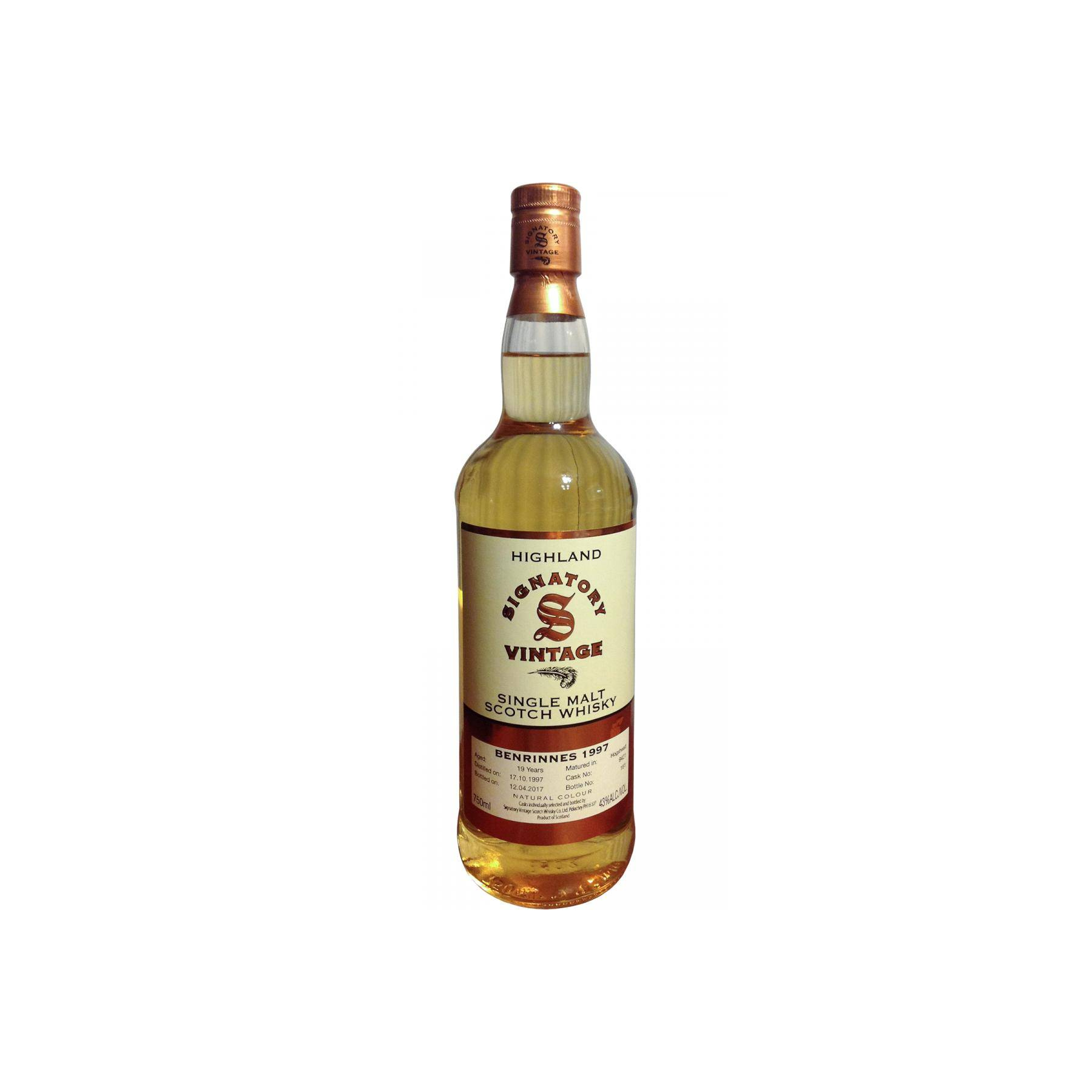 Benrinnes Vintage Collection 1997 19 Years Single Malt Whisky