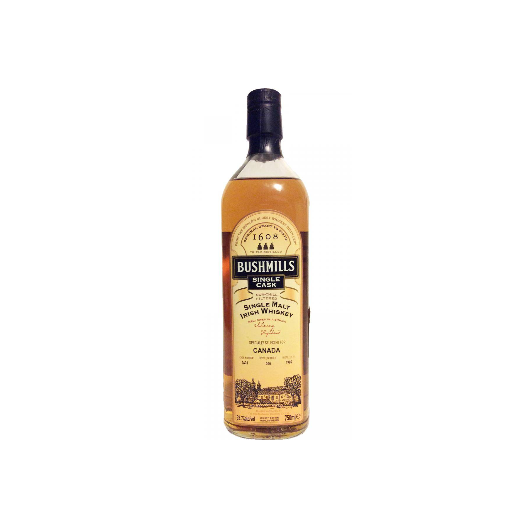 Bushmills Single Cask 1989 Single Malt Whisky