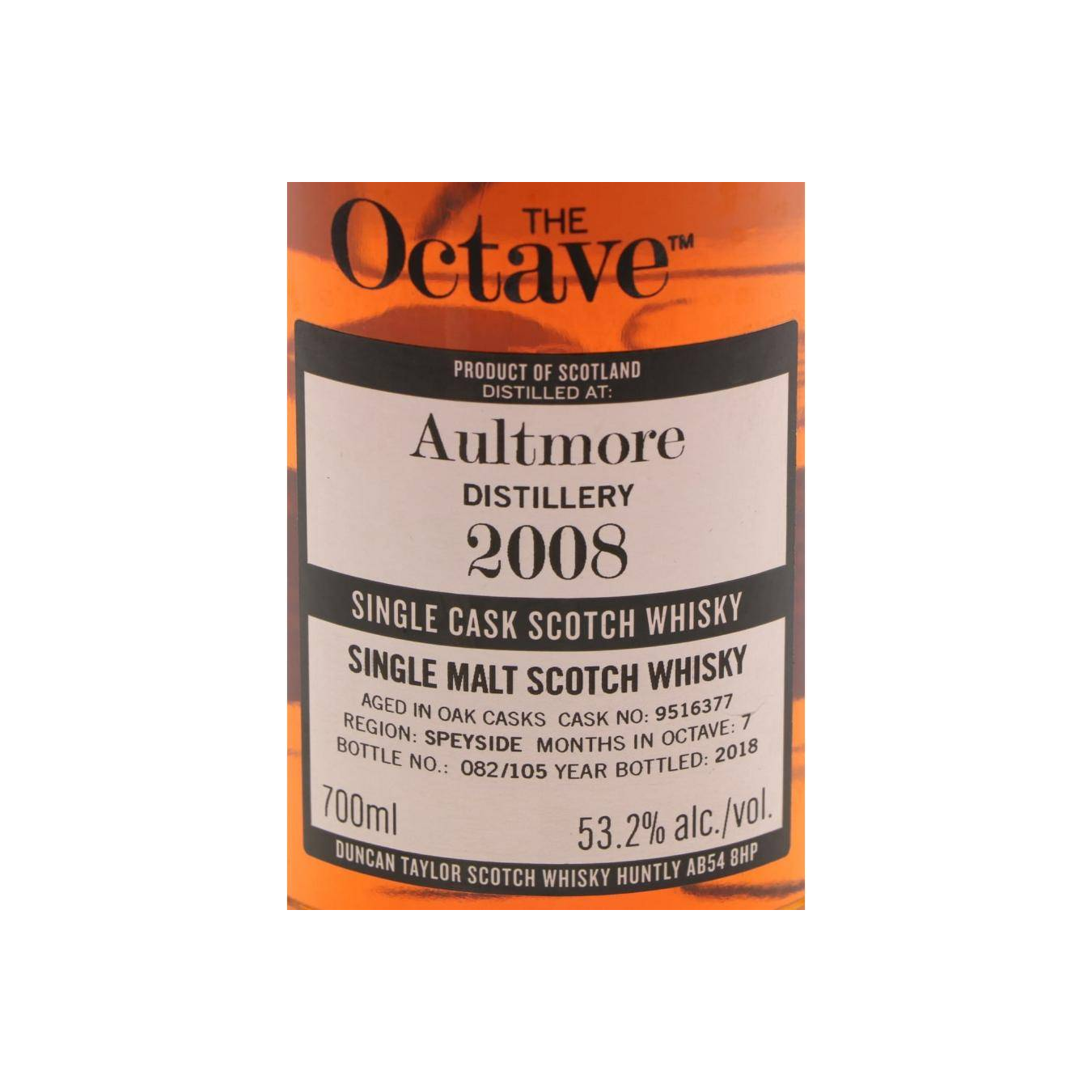 Aultmore 2008 10 Years Single Malt Whisky