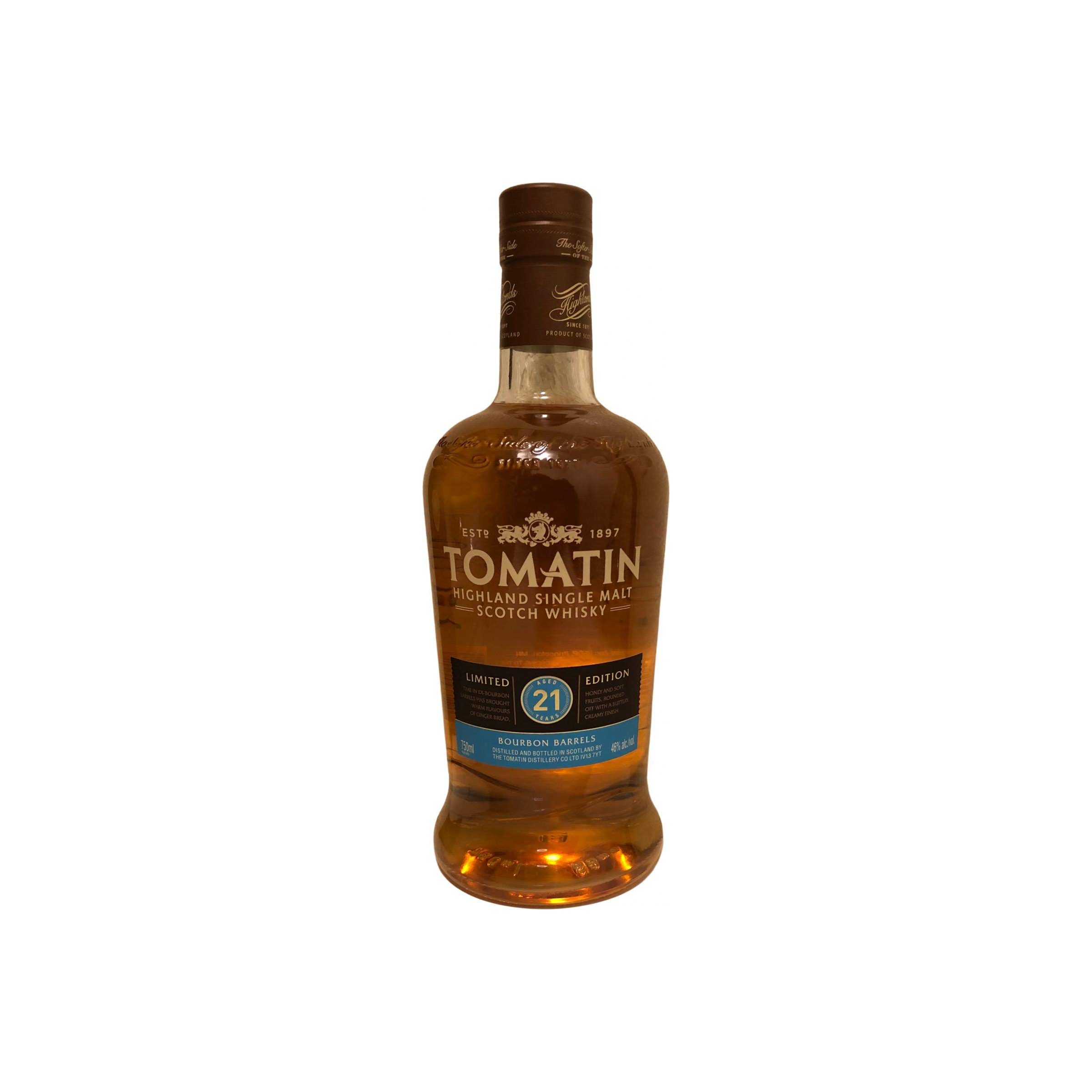 Tomatin 21 Years Single Malt Whisky