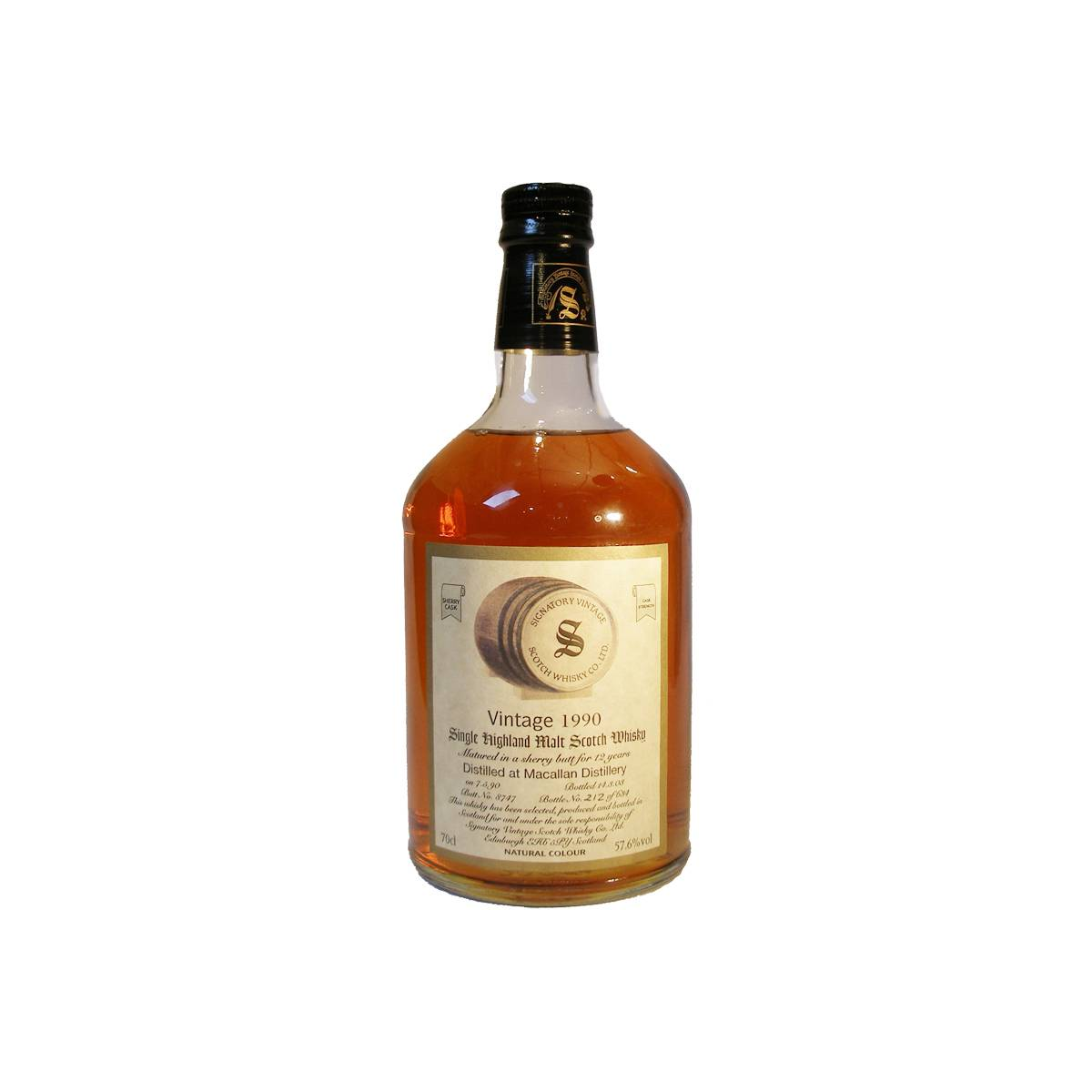 The Macallan Vintage Collection - Dumpy 1990 12 Years Single Malt Whisky